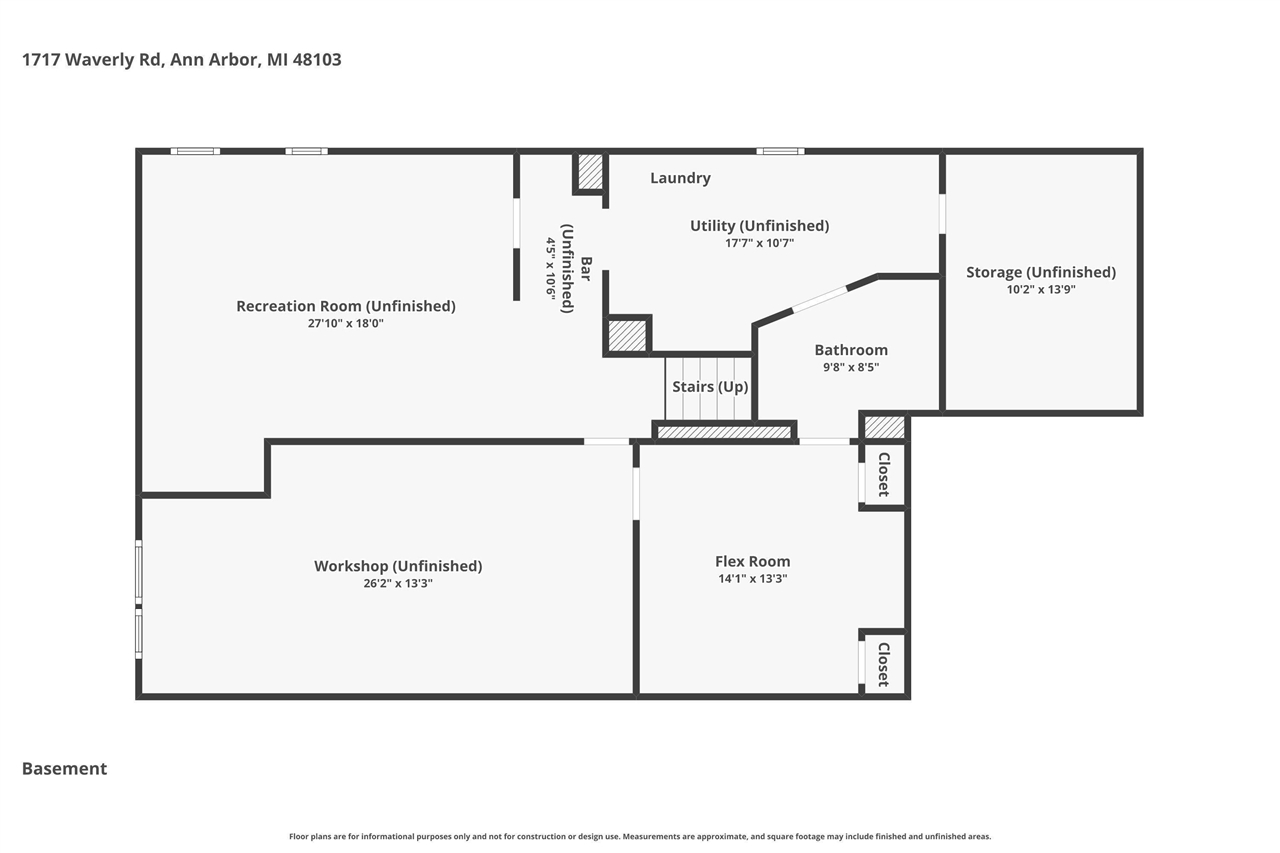 1717 Waverly Road, Ann Arbor, MI, 48103-5649