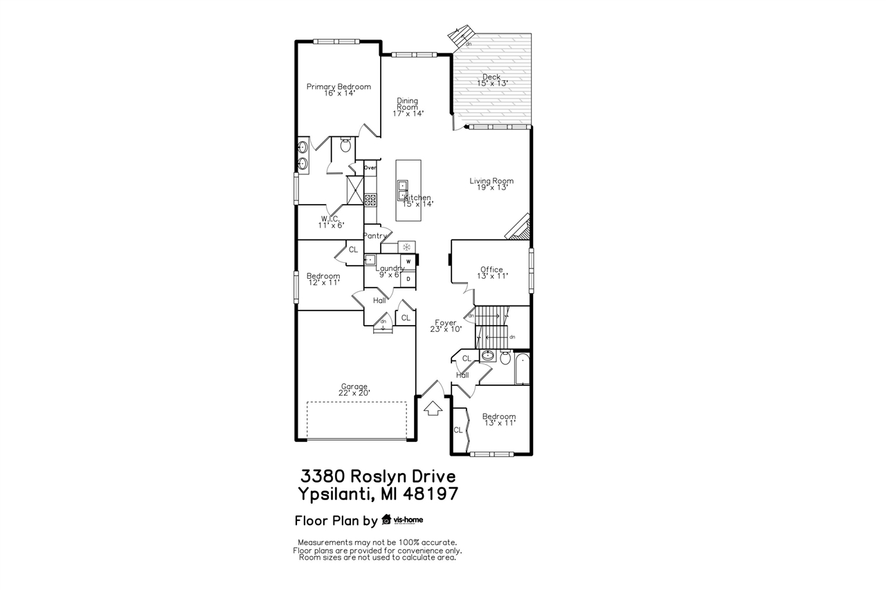 3380 Roslyn Drive, Ypsilanti, MI, 48197-4006