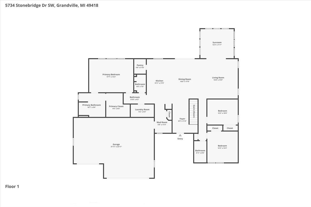 5734 Stonebridge Drive, Grandville, MI, 49418-3239