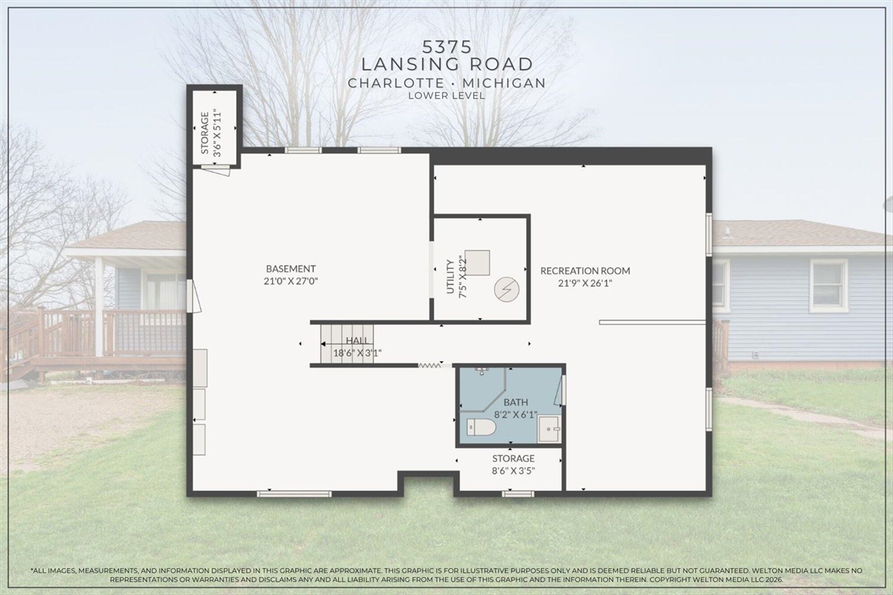5375 Lansing Road, Charlotte, MI, 48813-8318