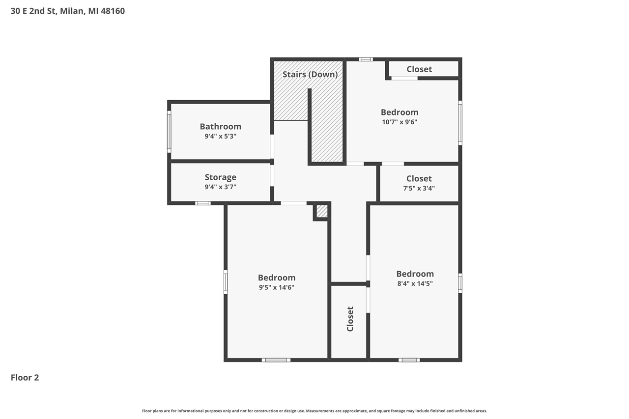 30 E 2nd Street, Milan, MI, 48160-1372