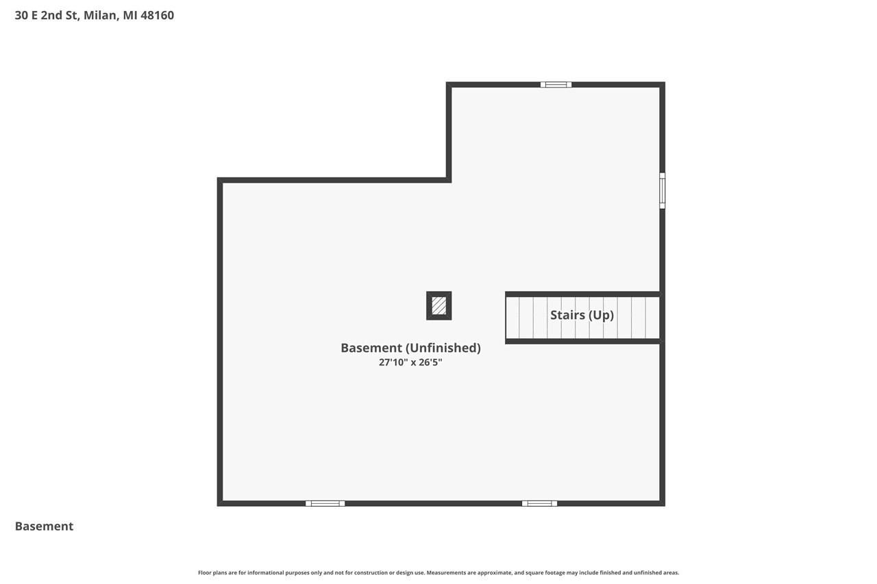 30 E 2nd Street, Milan, MI, 48160-1372