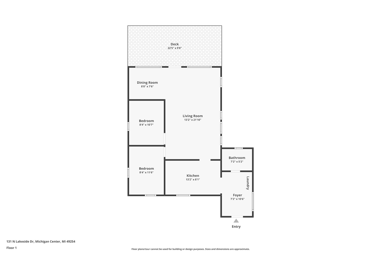 131 N Lakeside Drive, Michigan Center, MI, 49254-1248