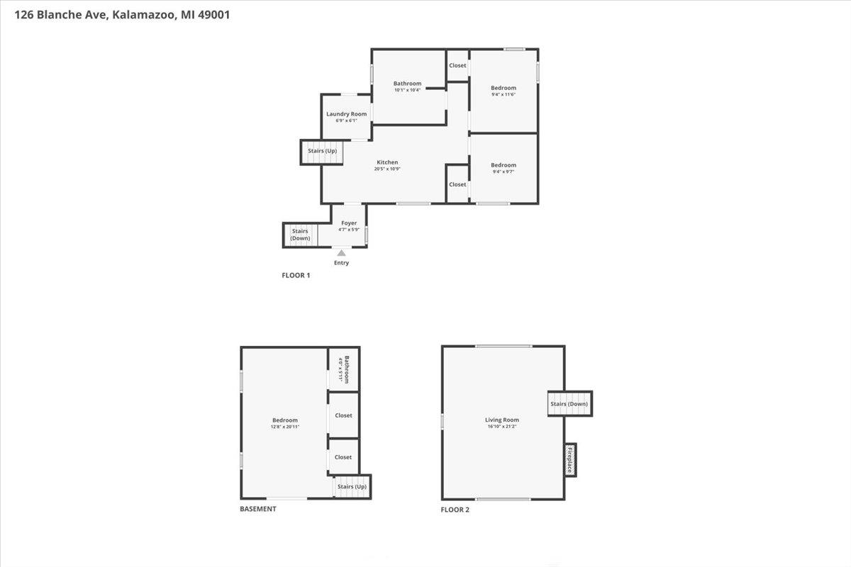 126 Blanche Avenue, Kalamazoo, MI, 49001-5305