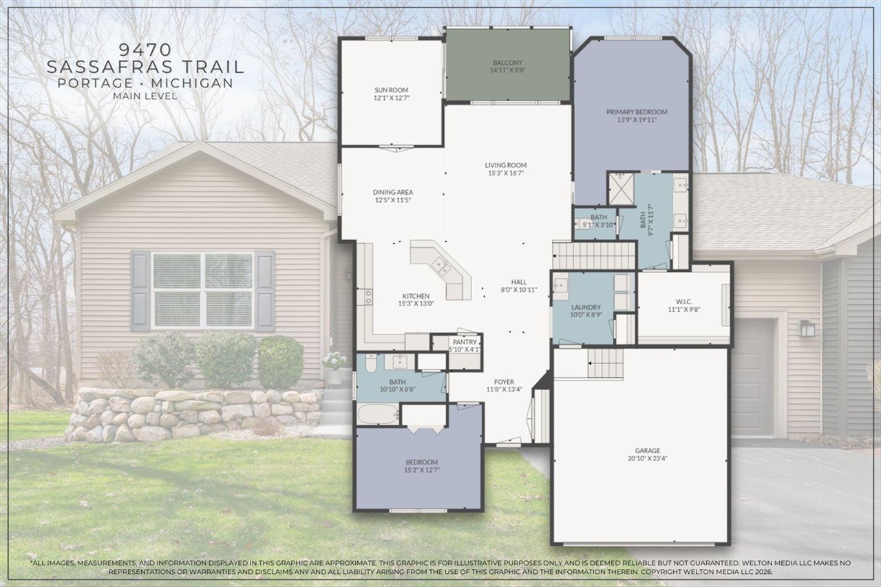 9470 Sassafras Trail, Portage, MI, 49002-7400