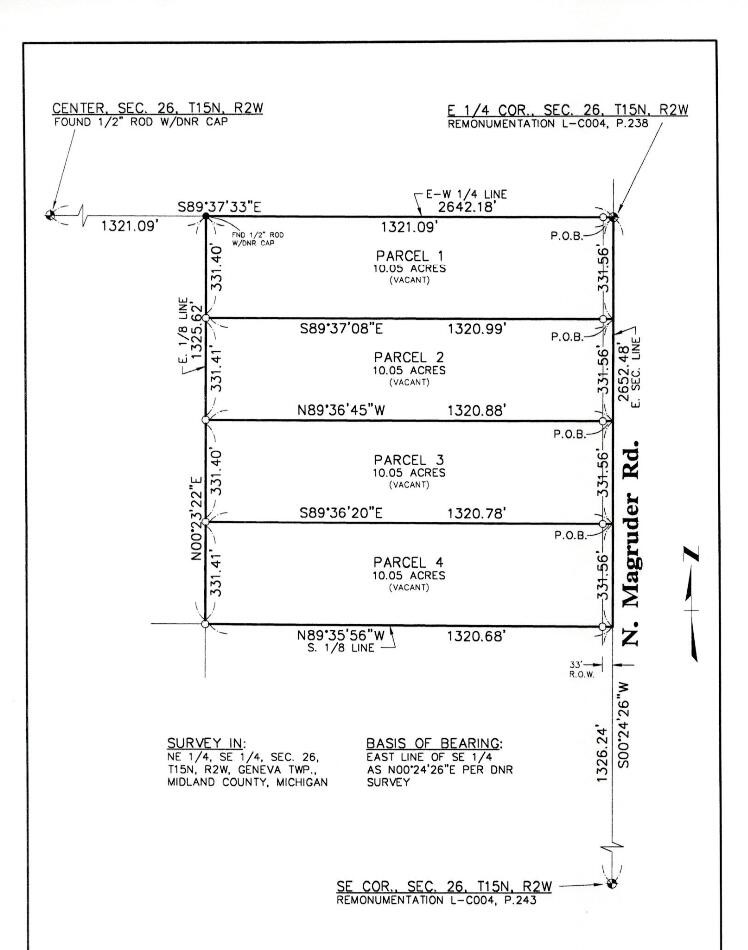 V/L 10A P4 N Magruder Road, Coleman, MI, 48618