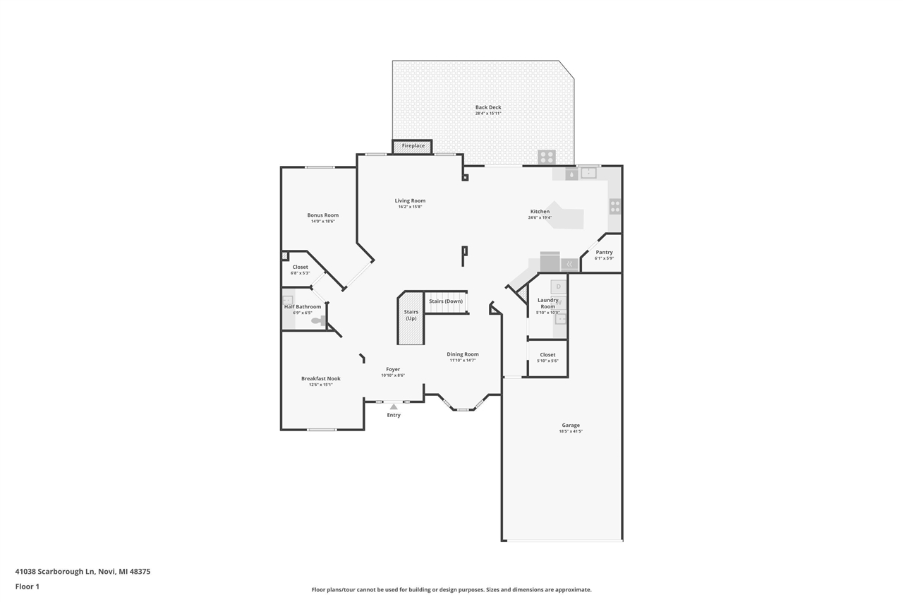 41038 Scarborough Lane, Novi, MI, 48375-2889