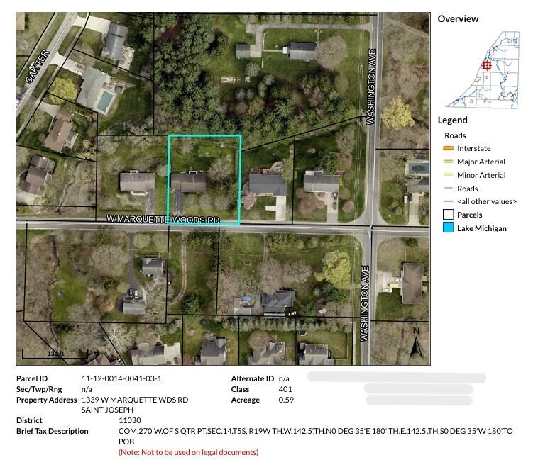 1339 W Marquette Woods Road, Saint Joseph, MI, 49085-9772