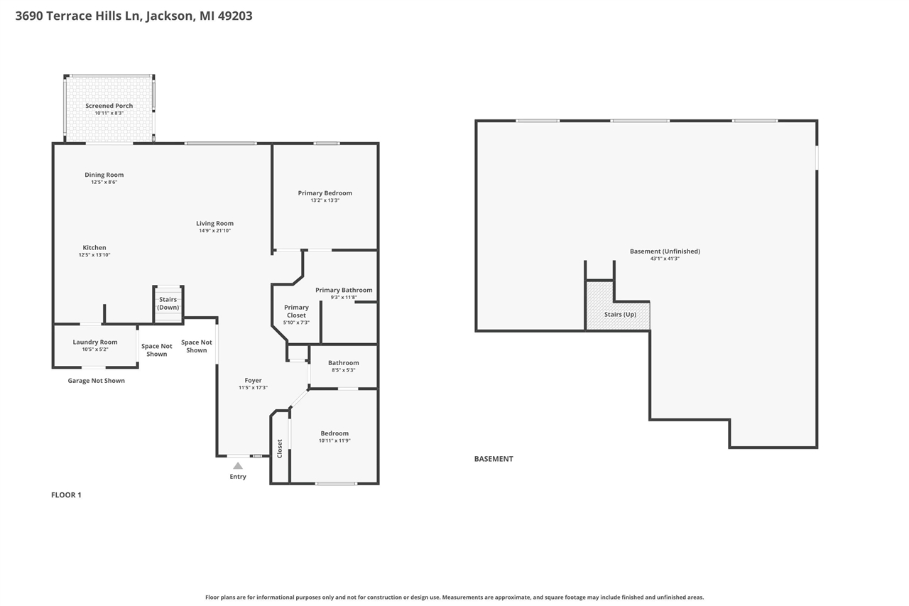 3690 Terrace Hills Lane UNIT&nbsp;25, Jackson, MI, 49203-4891