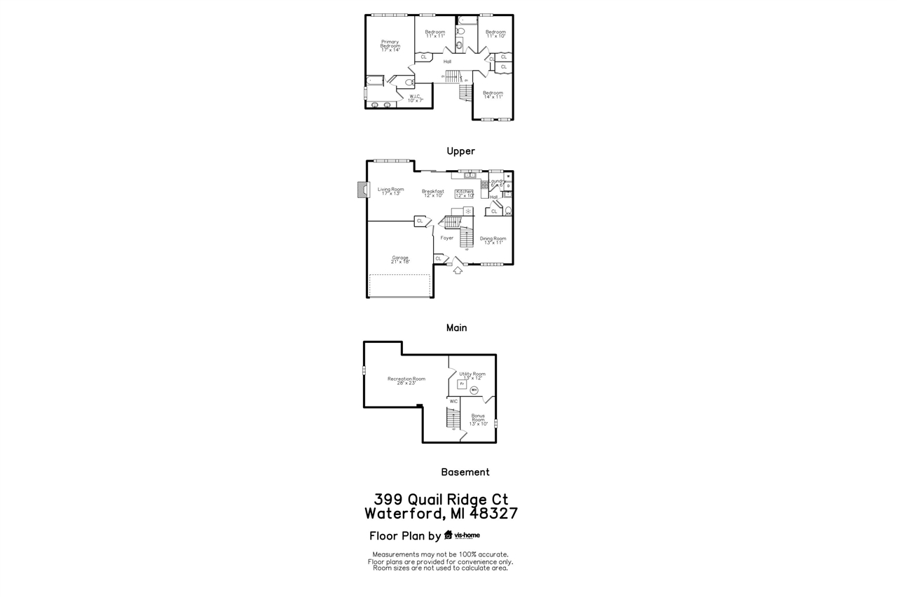 43rd image of 399 Quail Ridge Ct, Waterford, MI 48327 | MLS# 70531793