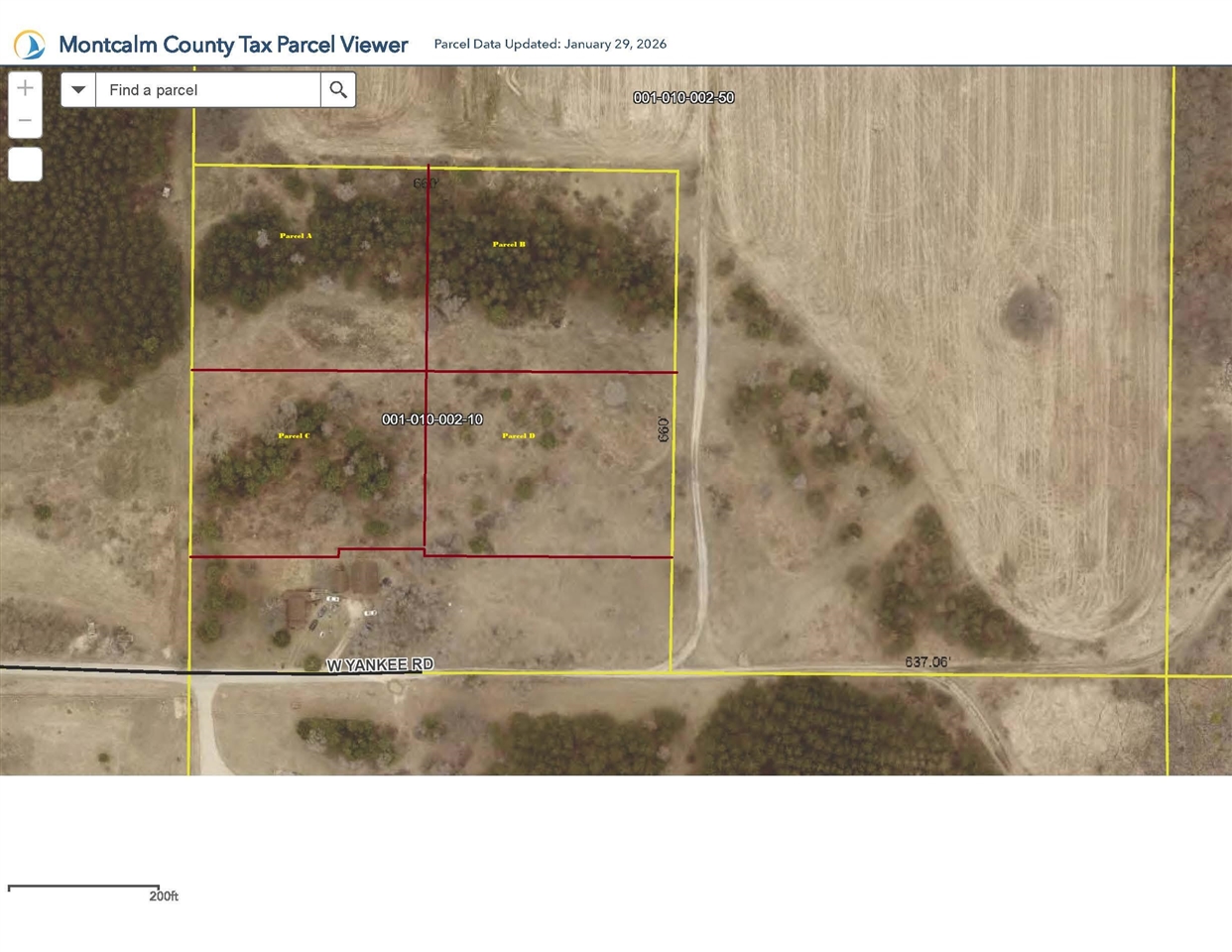 1st image of W Yankee Rd, Six Lakes, MI 48886 | MLS# 70544069