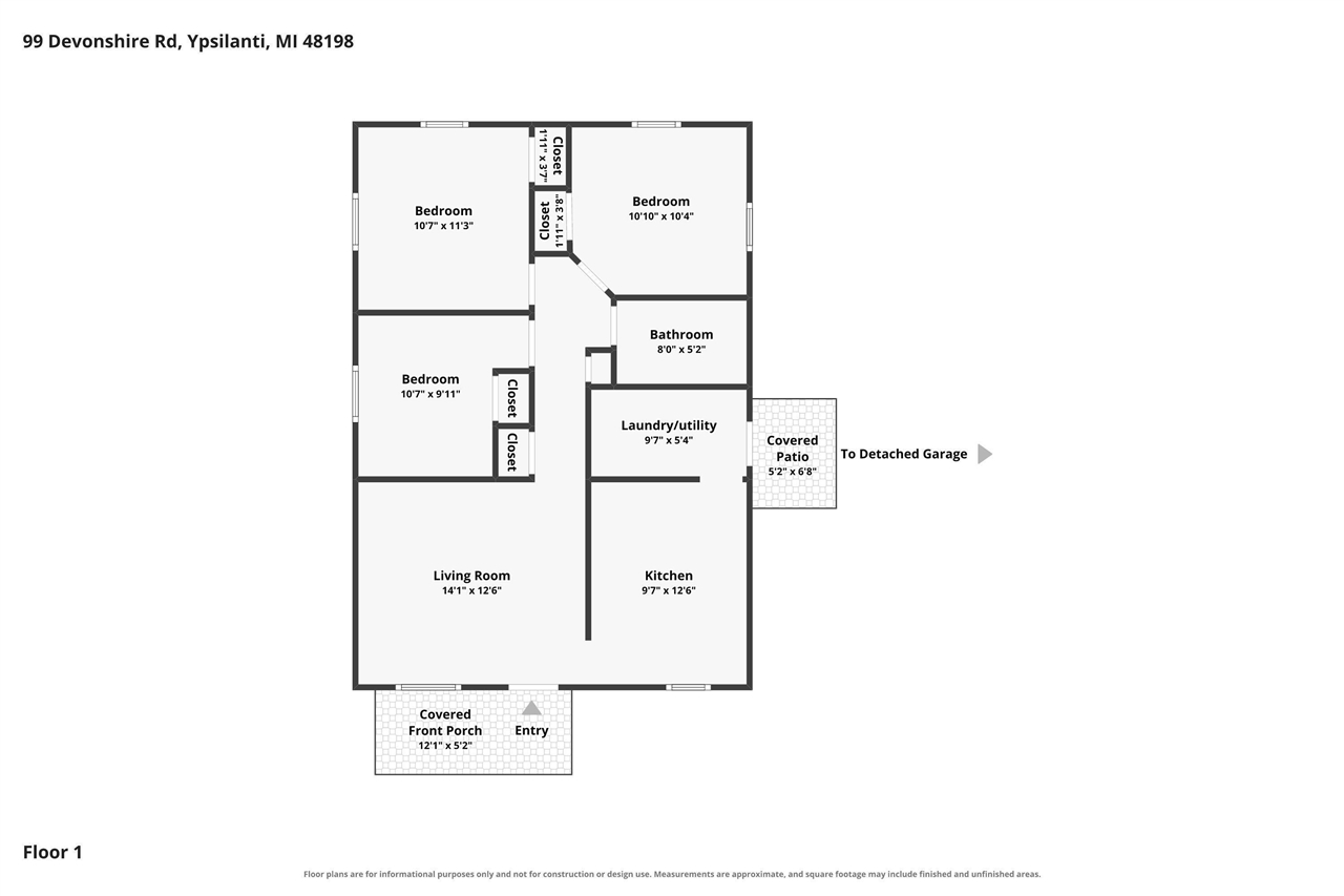 3rd image of 99 Devonshire St, Ypsilanti, MI 48198 | MLS# 70550129
