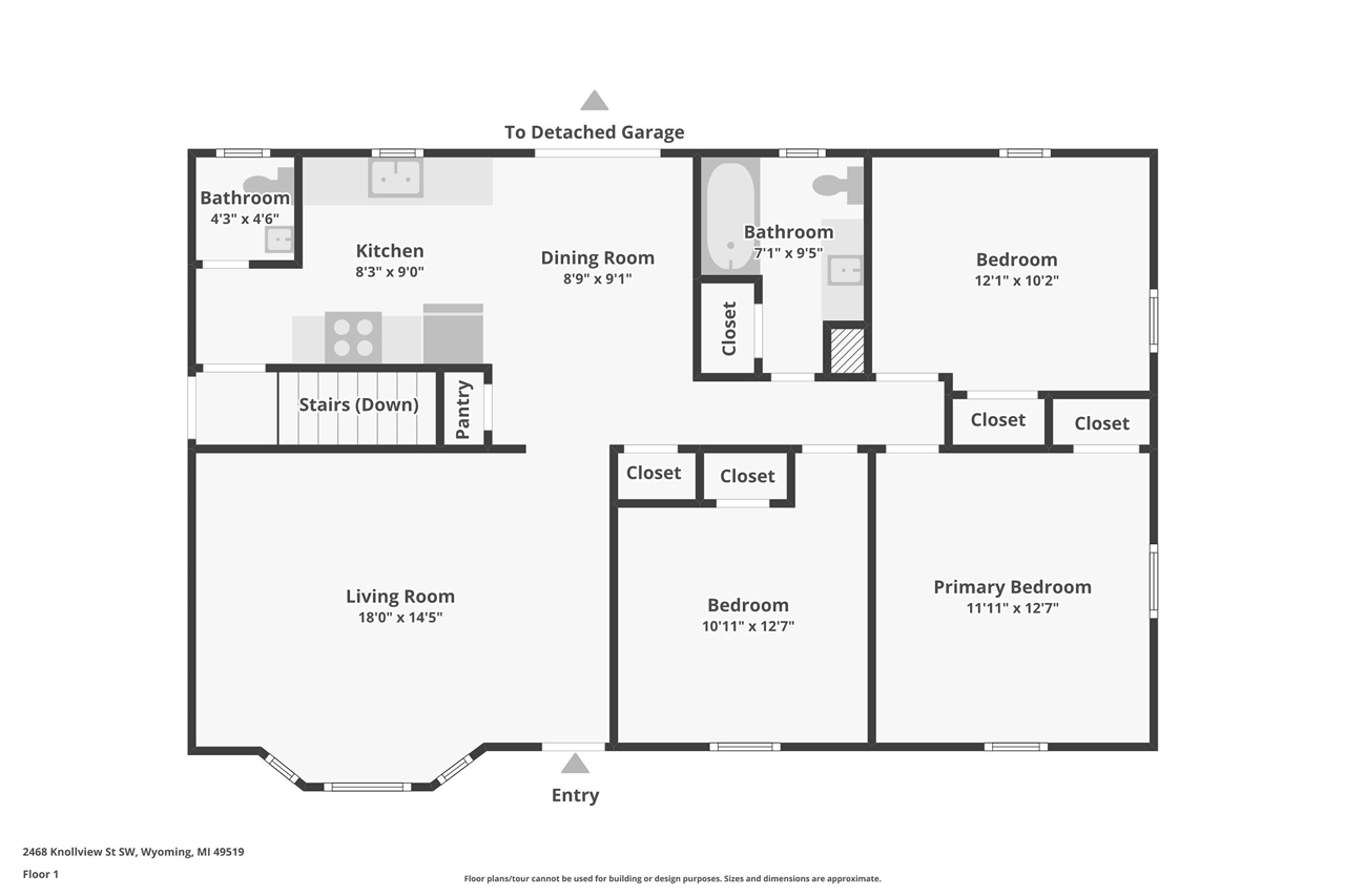 58th image of 2468 Knollview St, Wyoming, MI 49519 | MLS# 70550543