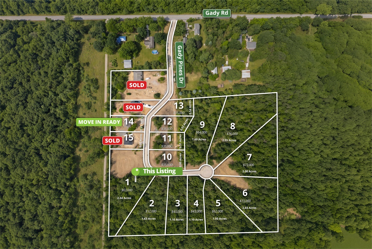 Photo 2 of Land for sale at 1 Gady Pines Dr, Adrian, MI 49221 | MLS# 70552720 | Listing updated on 2026-09-23