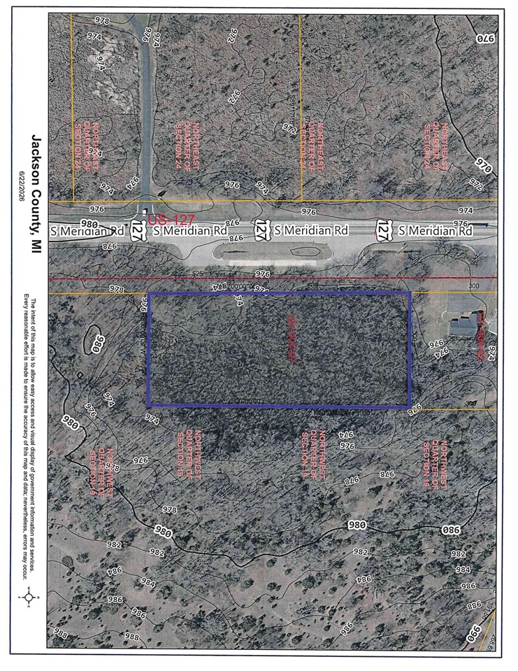 Photo 2 of Land for sale at S Meridian Rd, Clarklake, MI 49234 | MLS# 70553994 | Listing updated on 2026-10-05