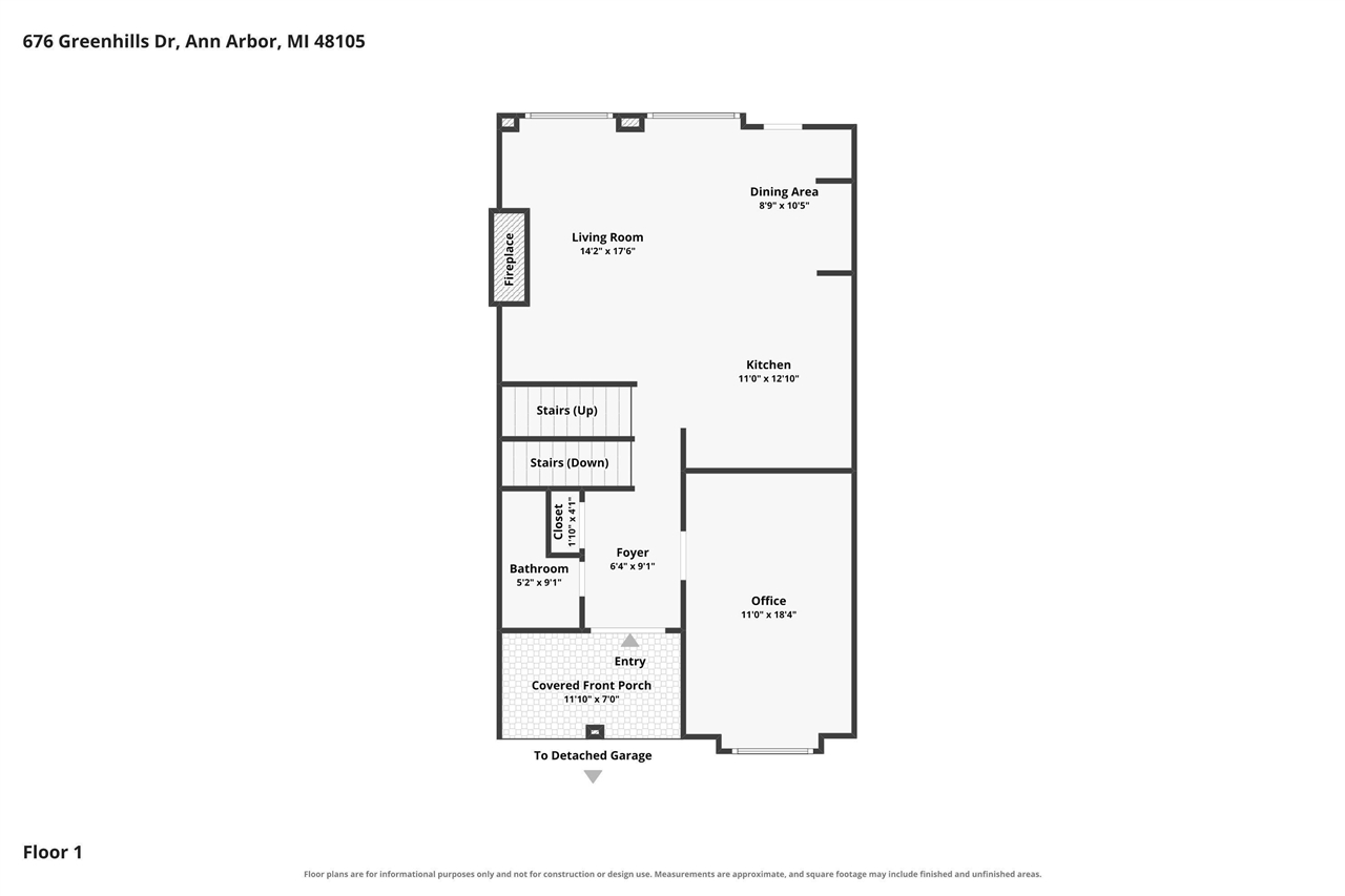3rd image of 676 Greenhills Dr, Ann Arbor, MI 48105 | MLS# 70554581