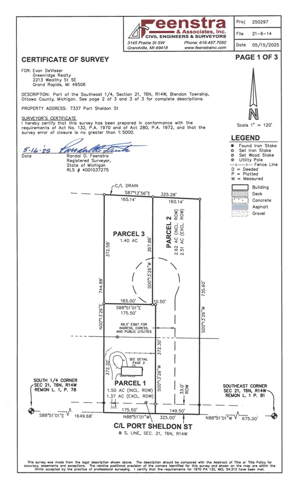 Photo 1 of Land for sale at 0 Port Sheldon, Hudsonville, MI 49426 | MLS# 70558772 | Listing updated on 2026-09-16
