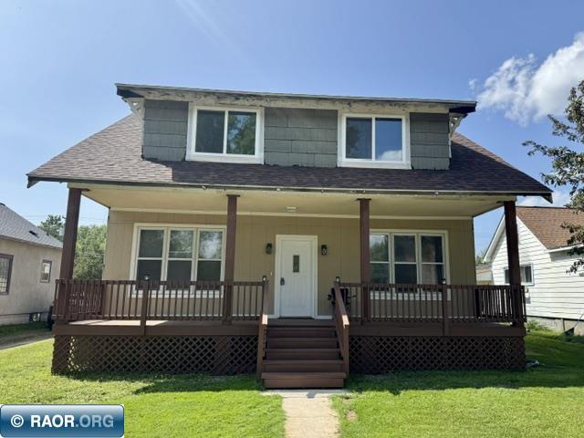 Bring your vision to this one-of-a-kind Mt. Iron home! Once used as a teachers' boarding house, this spacious property offers tall ceilings, hardwood floors throughout, 2 main-floor bedrooms, a full bath, and a convenient main-floor laundry. Upstairs features 4 additional bedrooms plus a room ready to be finished as a second bathroom. Since purchasing the home, the sellers have refinished the walls, replaced most windows, repaired the exterior stairs, and added new siding to the front. While additional work remains, many improvements have already been completed. All remaining building materials are included, along with the large outdoor storage container outside. A rare opportunity to finish what's been started and build equity in a home full of character and potential!