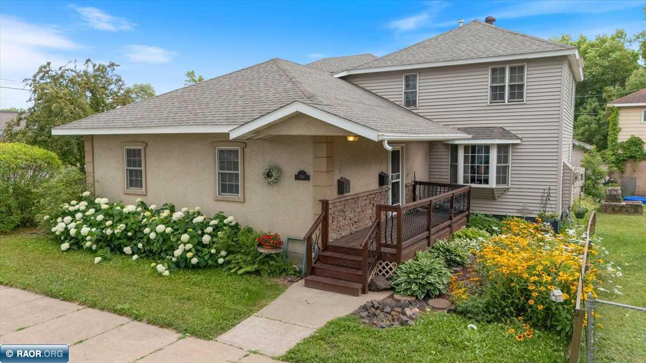 Spacious 3-bedroom home with so much to offer! The cook’s dream kitchen features custom-made cabinetry, granite countertops, a gas cooktop and plenty of workspace, along with a formal dining room with beautiful built-ins. The main level also offers a large office with its own exterior entrance, a living room with gas fireplace, sunroom and a convenient mudroom just off the garage. The spacious primary bedroom features two separate walk-in closets and private bath. Upstairs you’ll find two additional bedrooms and a full bath. The basement features a sauna for relaxing and unwinding. The attached, heated 2-story garage is a huge bonus, featuring a second kitchen, plus an upper-level workshop complete with a lift! Enjoy the private backyard and even more flexibility with the separate 2-bedroom, 1-bath garage apartment featuring its own laundry. New roof on everything 2 years ago.