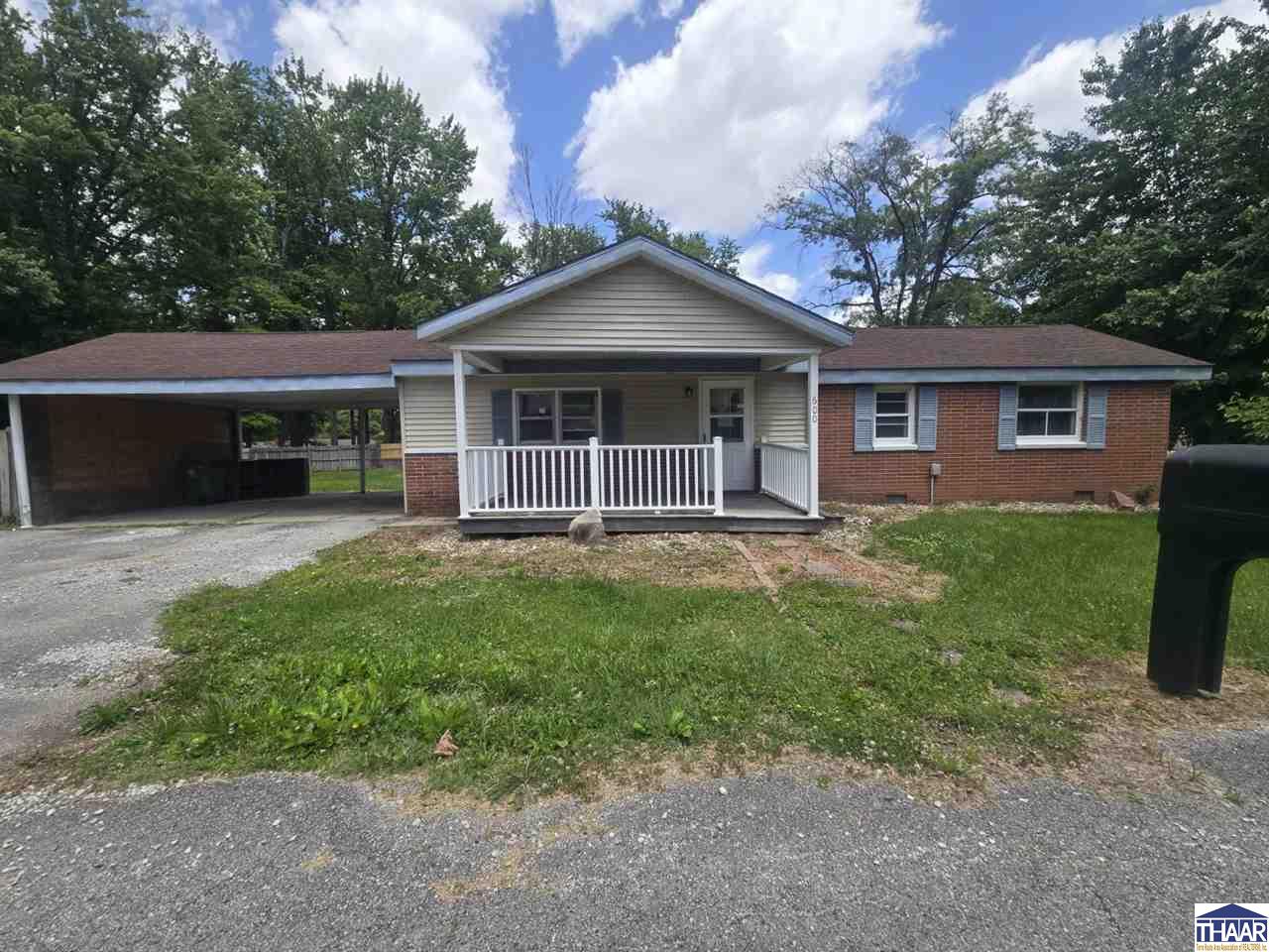 Ranch style home with a covered front porch and side carport / patio this might be what you're searching. This 3-bed and 2-bath home offers a large living room and eat-in-kitchen are perfect for those large gatherings with family or friends. Home is nestled on large lot with nurture trees and 2 storages shed.