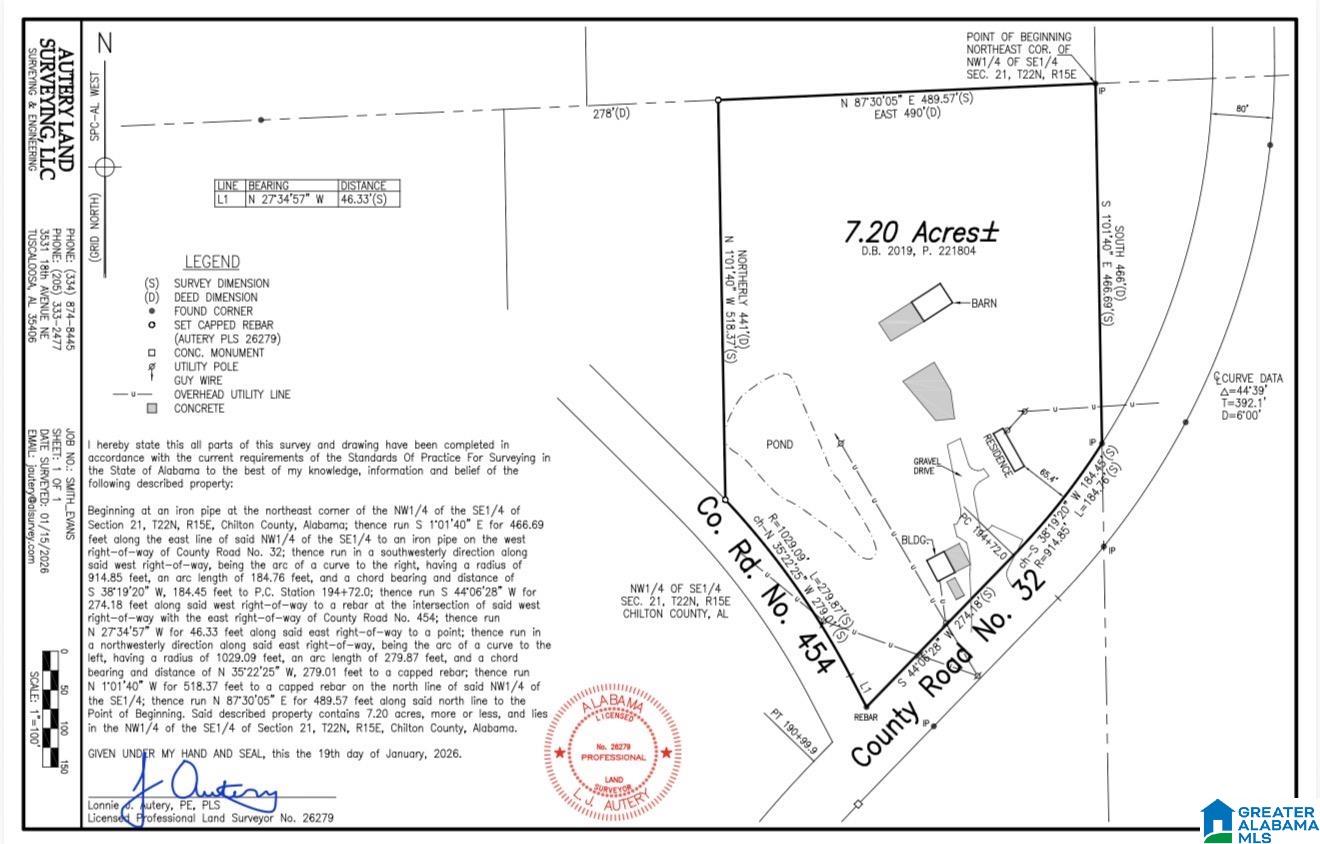 Homes for sale in Clanton, AL | 3719 County Road 32, Clanton, AL 35046 | MLS# 21440114