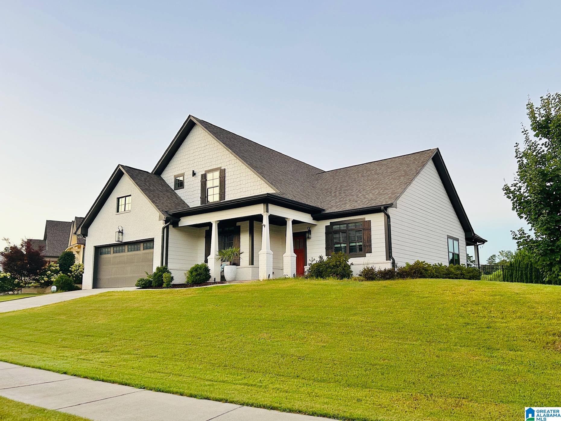 Stunning Views & Easy Main-Level Living! This nearly new home offers an open floor plan with a vaulted living room flowing into a bright eat-in kitchen featuring white cabinetry, granite countertops, stainless appliances with gas cooktop, and a walk-in pantry. A spacious laundry room adds convenience.  The main-level primary suite includes dual vanities, a zero-entry shower, and custom closets. A flexible bonus room is perfect for an office, den, or guest space.  Upstairs offers two oversized bedrooms, a full bath, and ample walk-in storage. The 3-car tandem garage provides space for extra vehicles, storage, or a golf cart. Enjoy the expanded patio and fenced backyard—ideal for relaxing or entertaining.  Don’t miss this opportunity in one of the area’s most desirable communities!
