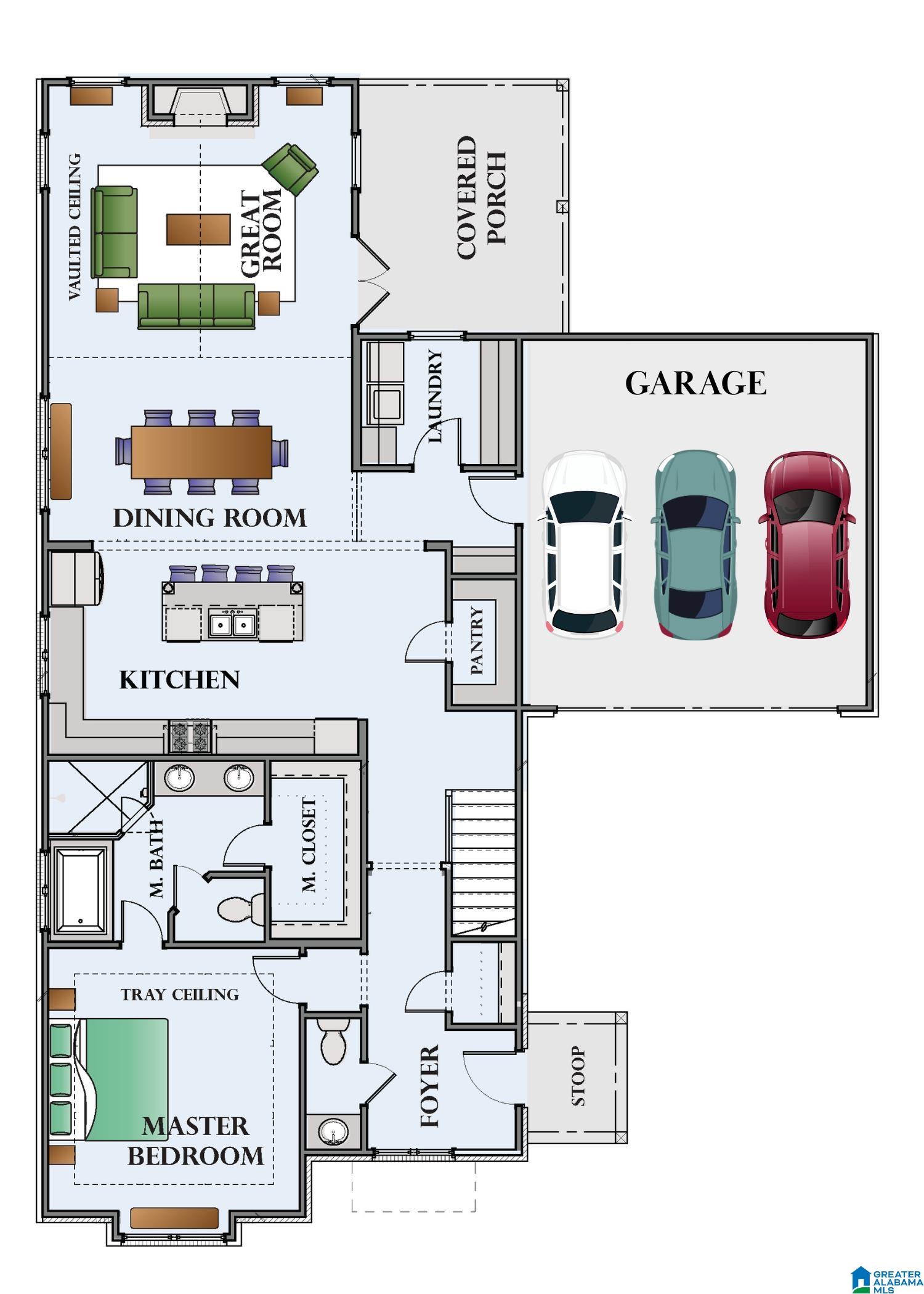 3rd image of 100 Riviera Run, Alabaster, AL 35007 | MLS# 21444058