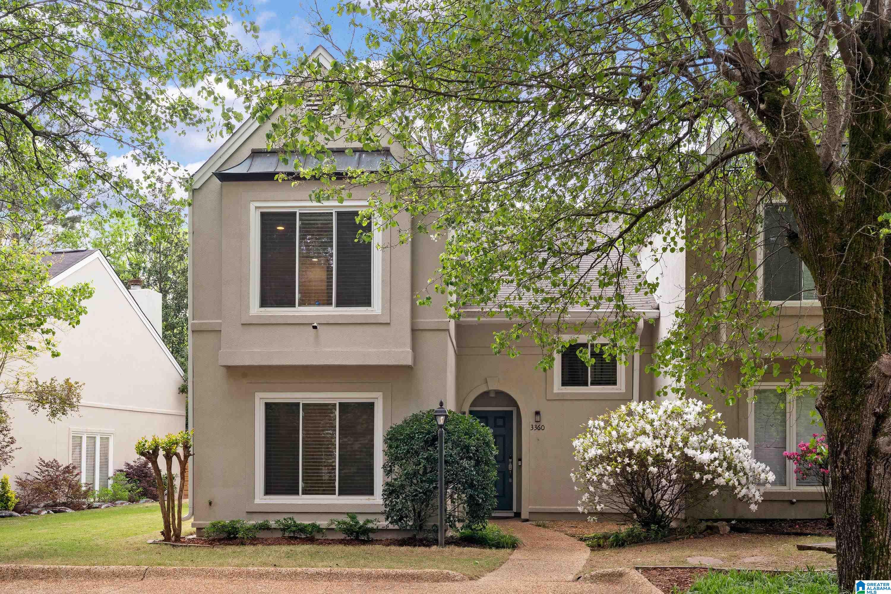Welcome to 3360 Shallowford Circle in Vestavia.  A wonderful opportunity to own a very well kept townhome in the Vestavia school district.  This home is an end unit which affords more privacy. Main level consists of a large LR w/ fp and doors to patio, DR, kitchen, half bathroom and a very large bonus space that could be a study or separate den.  Upstairs are 2 bedrooms, both with en suite bathrooms, ample closets, W/D (stays with unit) and a large open space that can be an office or open loft area.  The unit has been completely painted in March 2026 and all carpets (upstairs and in the bonus room downstairs) were professionally cleaned. Roof 14 - 16 yrs old; HVAC (inside and outside , plus the coolant line) replaced in April 2023, Oven 2022; New gutters 2022; New electrical breaker box, cut off switch and smoke detectors 2022;  Fence and shed 2024. There is no HOA for Shallowford so no monthly HOA dues. Large fenced back yard. Do not miss this one- showings begin on 4/10/26.