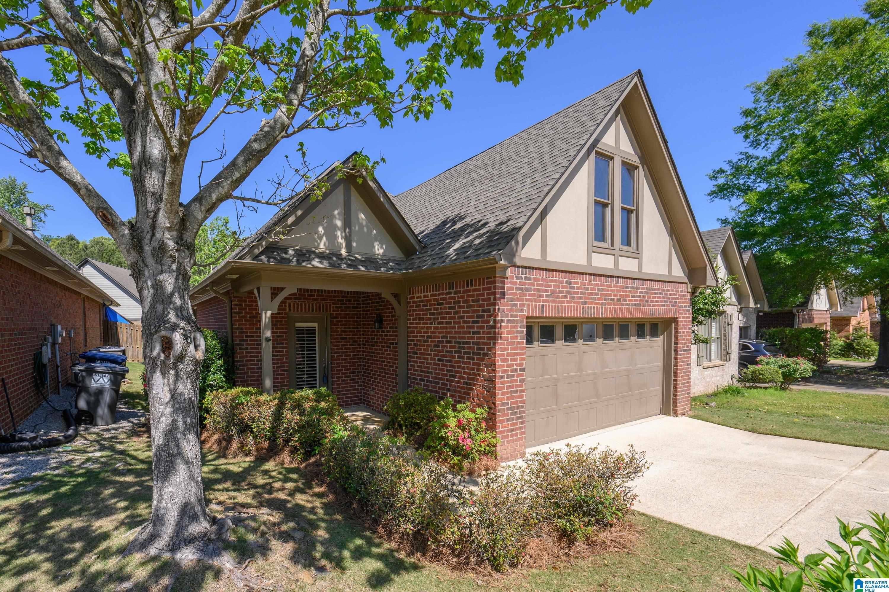 Enjoy easy living in this all main level home in the highly sought-after Lake Cyrus community in Hoover, Alabama. This 3 bedroom, 2 bathroom home offers true main level living with a smart, efficient layout and a main level 2-car garage—perfect if you want to avoid stairs and simplify daily life. This all-brick home delivers low-maintenance living with a functional floor plan that makes the most of every space. The compact design is easy to maintain and ideal if you want less upkeep and more freedom. Step outside to a private screened-in back porch where you can relax year-round, overlooking a fully fenced backyard—perfect for pets or quiet evenings at home. New roof in 2024. Located in Lake Cyrus, one of Hoover’s most desirable neighborhoods, you’ll enjoy access to a neighborhood pool and a welcoming community feel. Zoned for award-winning Hoover schools. You’re just minutes from shopping, restaurants, and quick access to I-459, making daily errands and commuting simple.