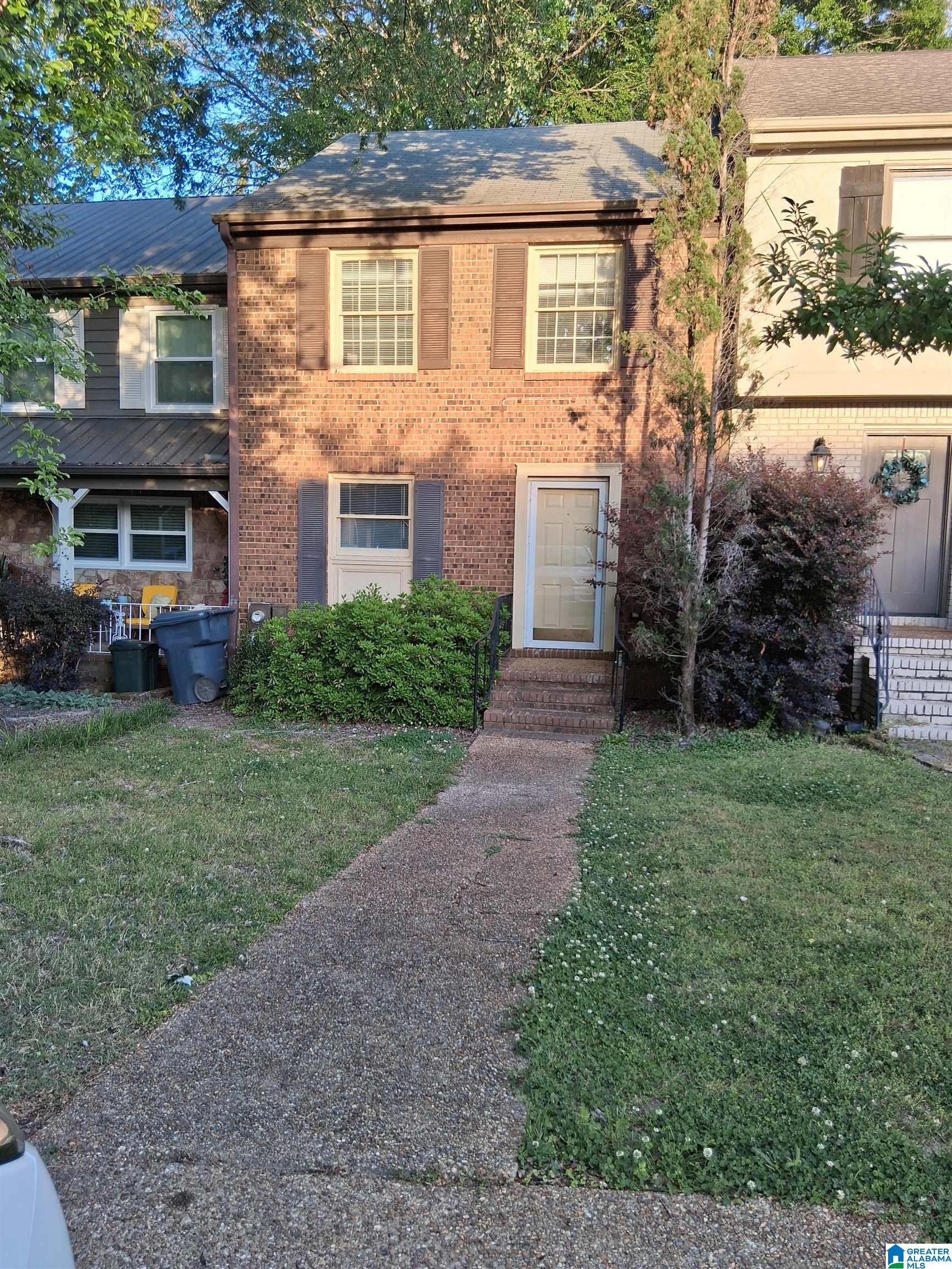 This is a very nice street, there are 2 off street parking places. Inside you will find a lovely kitchen and then there is a nice area for a table then you have the living area with a fire place that has gas logs and french doors that open onto a nice deck where several boards have been replaced and stained. the back yard has a privacy fence. Upstairs has 2 bedrooms and a jack n jill bathroom. The carpet upstairs and the flooring down ans the paint have all been done with in the last year. Come take a look    No HOA for this property