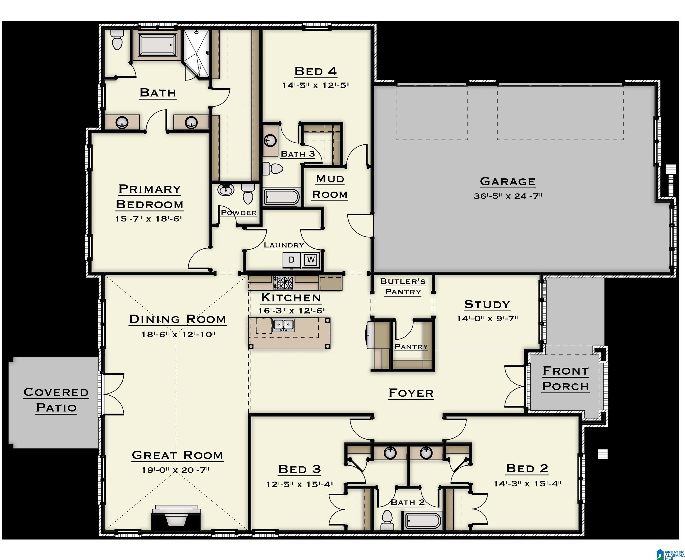 2nd image of 1309 Brayfield Crest Dr, Vestavia, AL 35242 | MLS# 21456298