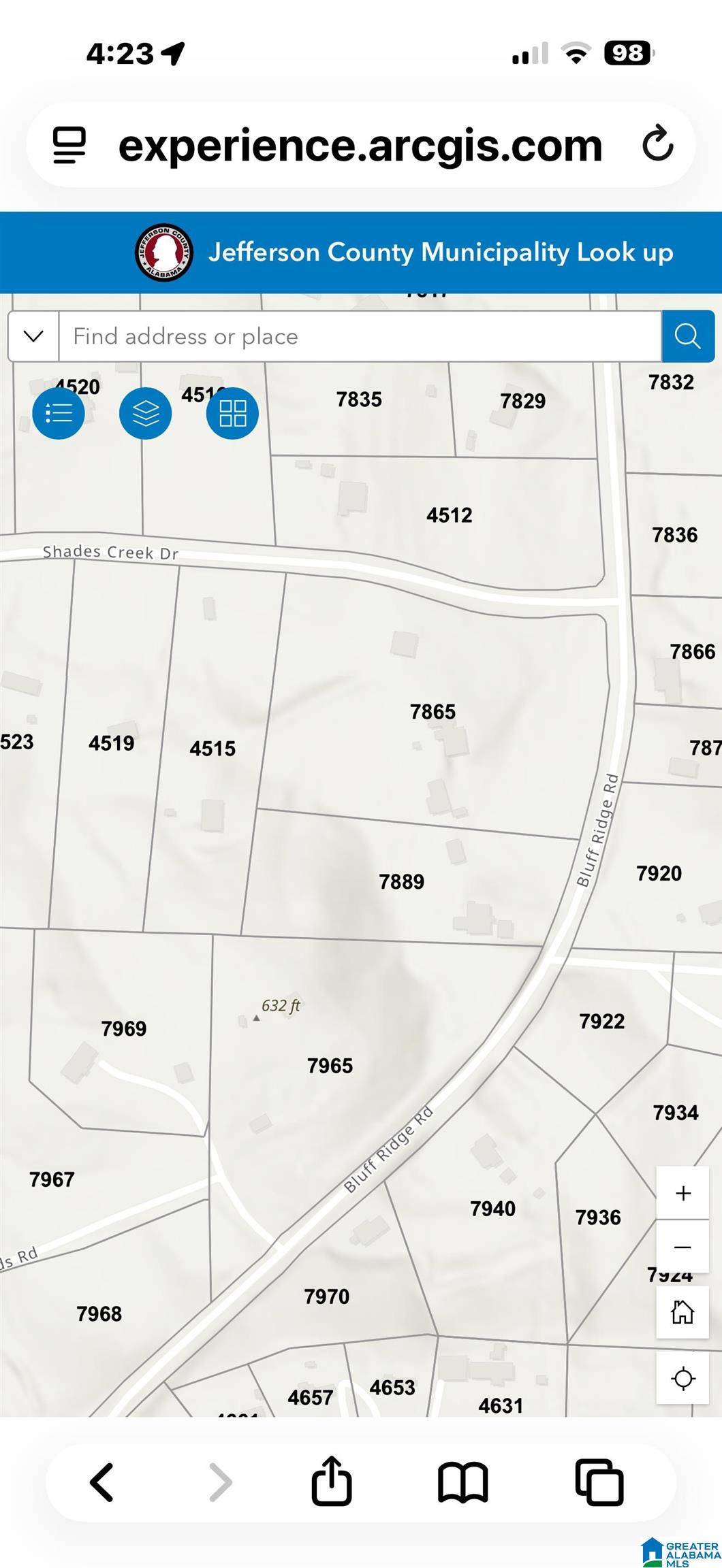 Photo 1 of Land for sale at 7922 Blf Ridge Rd, Bessemer, AL 35022 | MLS# 21457160 | Listing updated on 2026-09-03