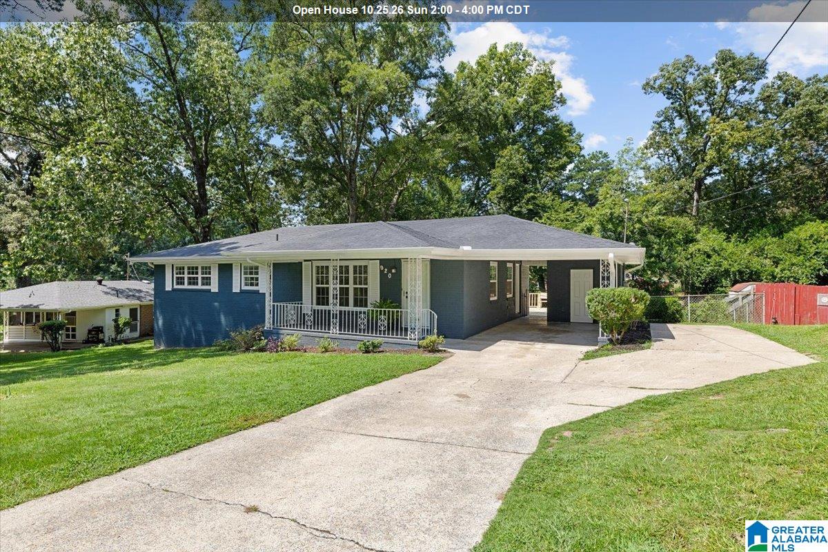 Photo 1 of Single family home for sale at 920 Hickory Cir, Birmingham, AL 35215 | MLS# 21459319 | Listing updated on 2026-10-22