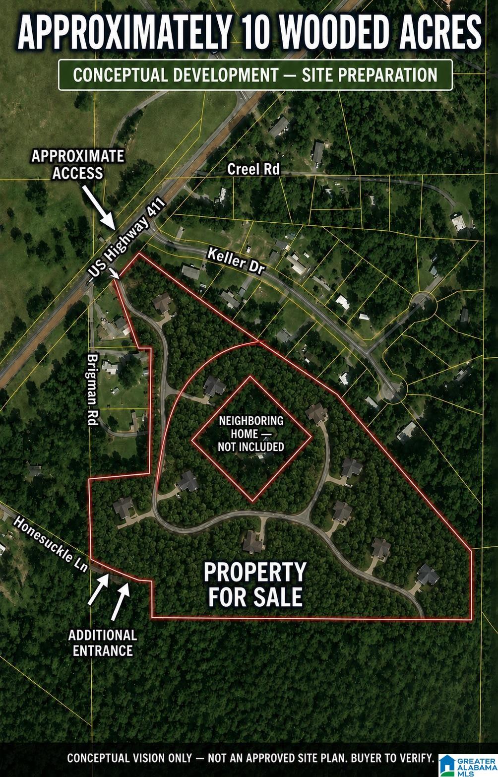 Photo 3 of Land for sale at 18818 Us Hwy 411, Springville, AL 35146 | MLS# 21461054 | Listing updated on 2026-09-23