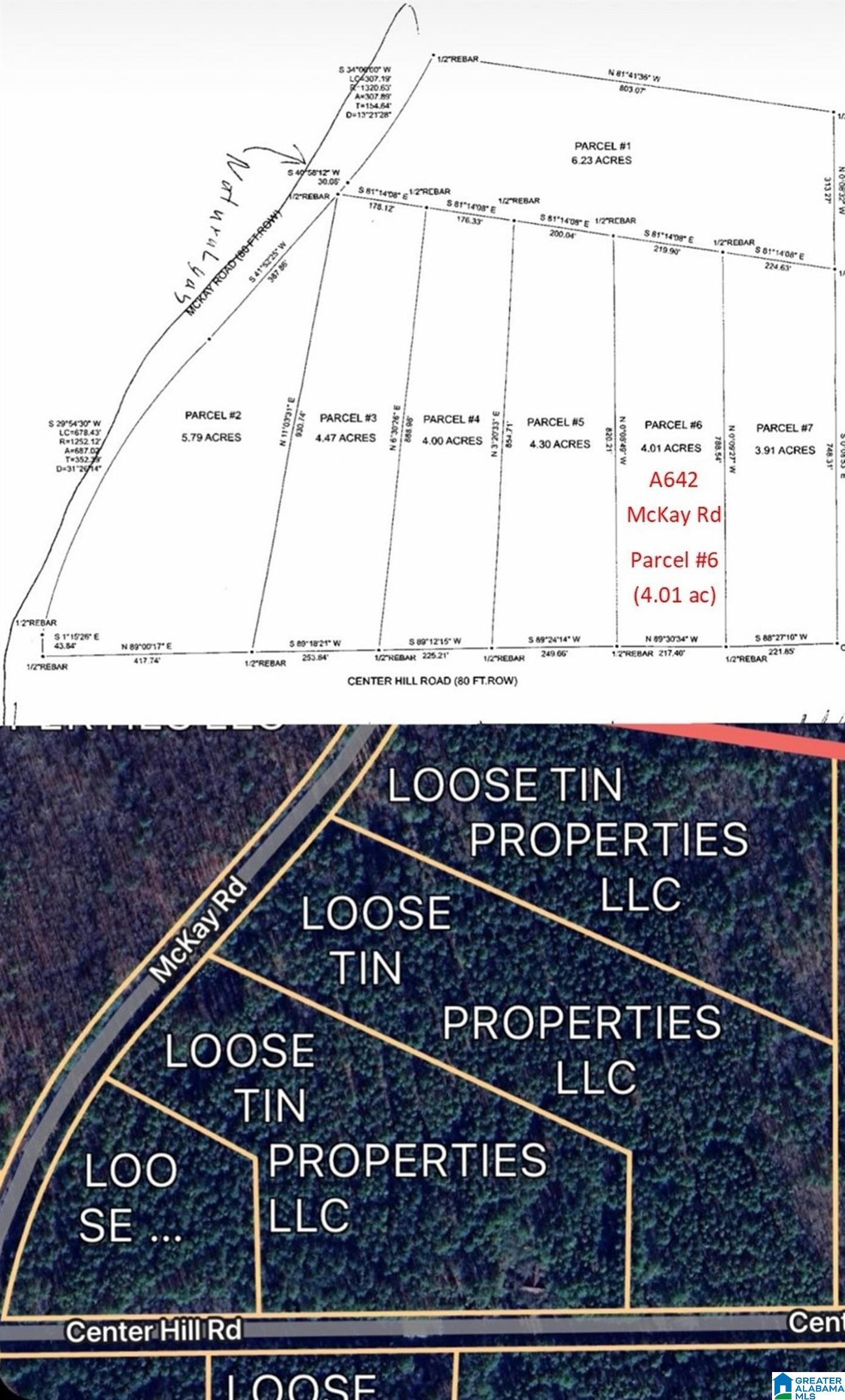 3rd image of Parcel #6 Center Hill Road, Delta, AL 36258 | MLS# 21463183