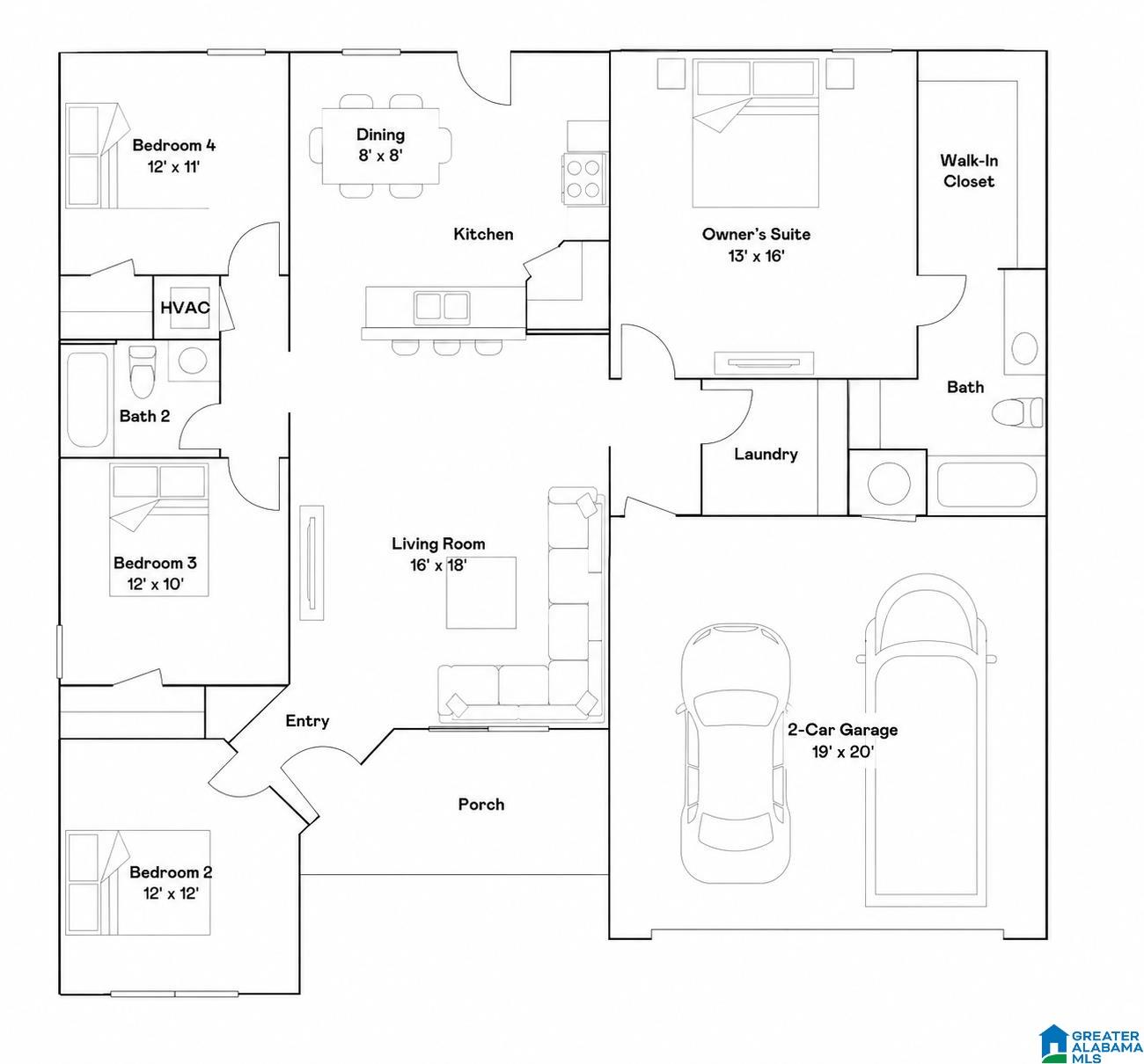 Photo 3 of Single family home for sale at 188 Coleman Way, Calera, AL 35040 | MLS# 21463287 | Listing updated on 2026-09-09