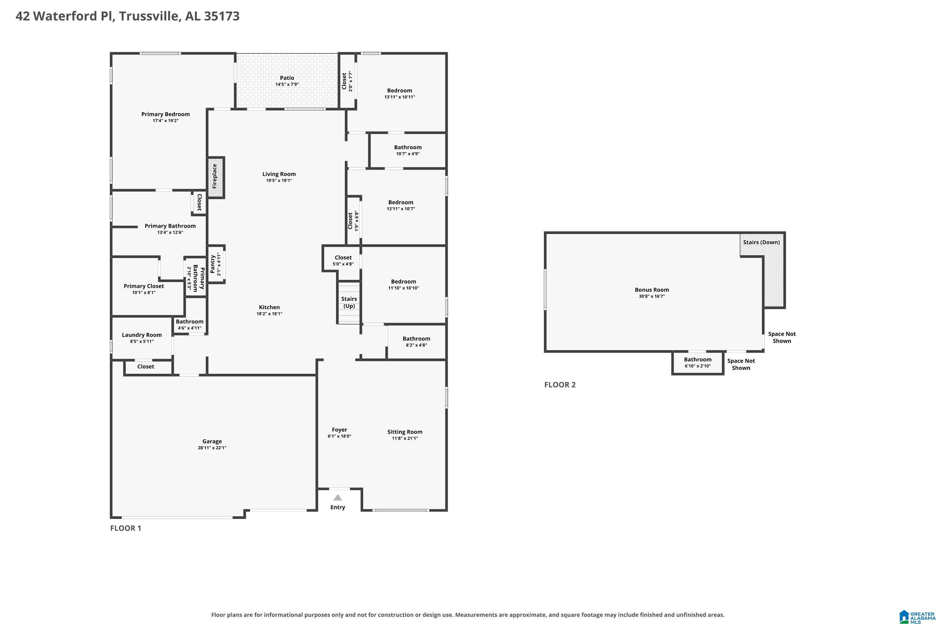 Photo 2 of Single family home for sale at 42 Waterford Pl, Trussville, AL 35173 | MLS# 21463674 | Listing updated on 2026-09-18