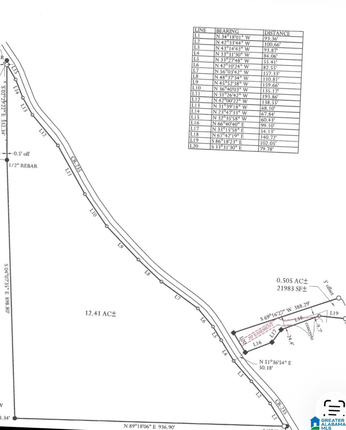 Photo 2 of Land for sale at 582 County Rd 235, Arley, AL 35541 | MLS# 21463980 | Listing updated on 2026-09-03