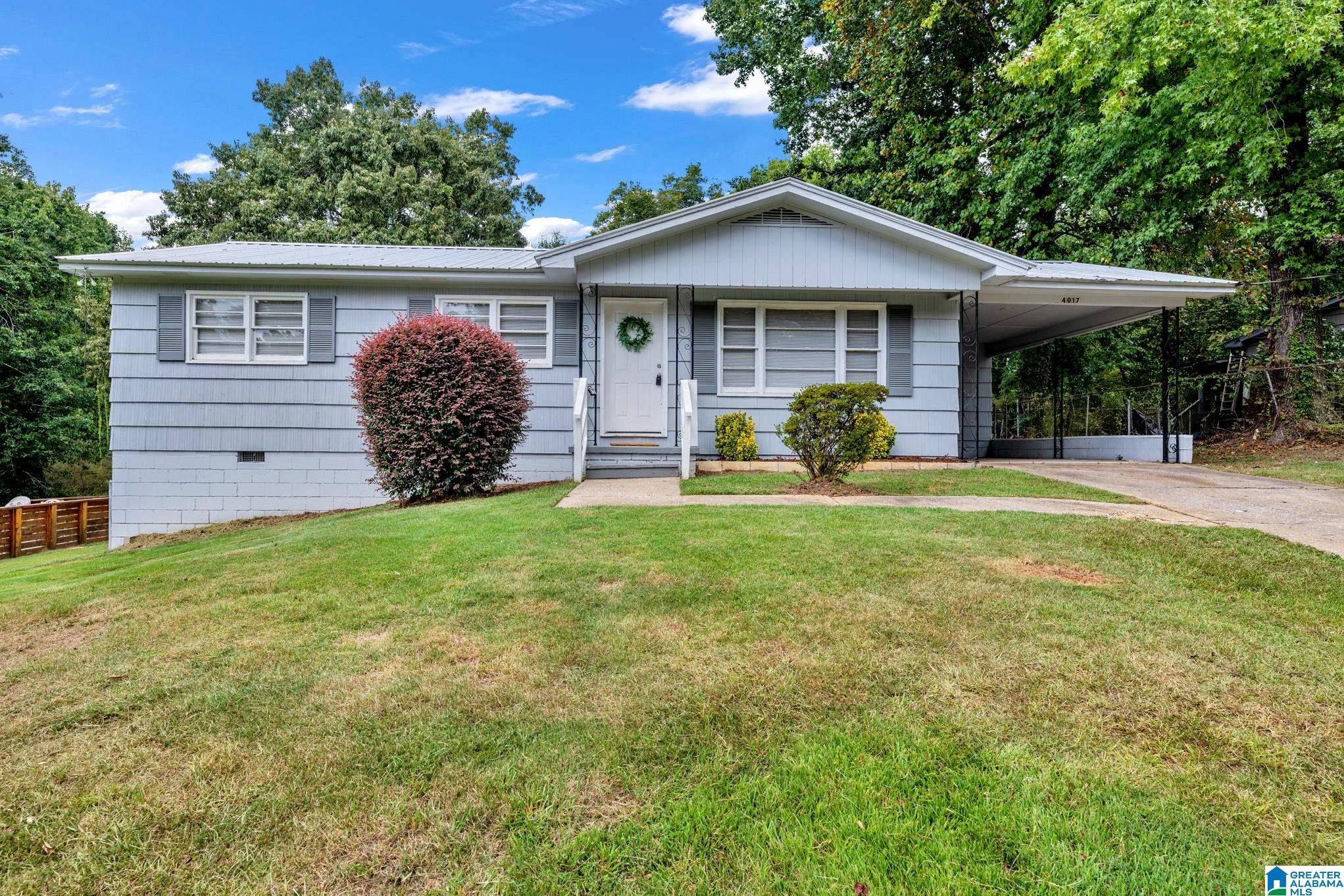Photo 1 of Single family home for sale at 4017 Flowers St, Adamsville, AL 35005 | MLS# 21464739 | Listing updated on 2026-09-12