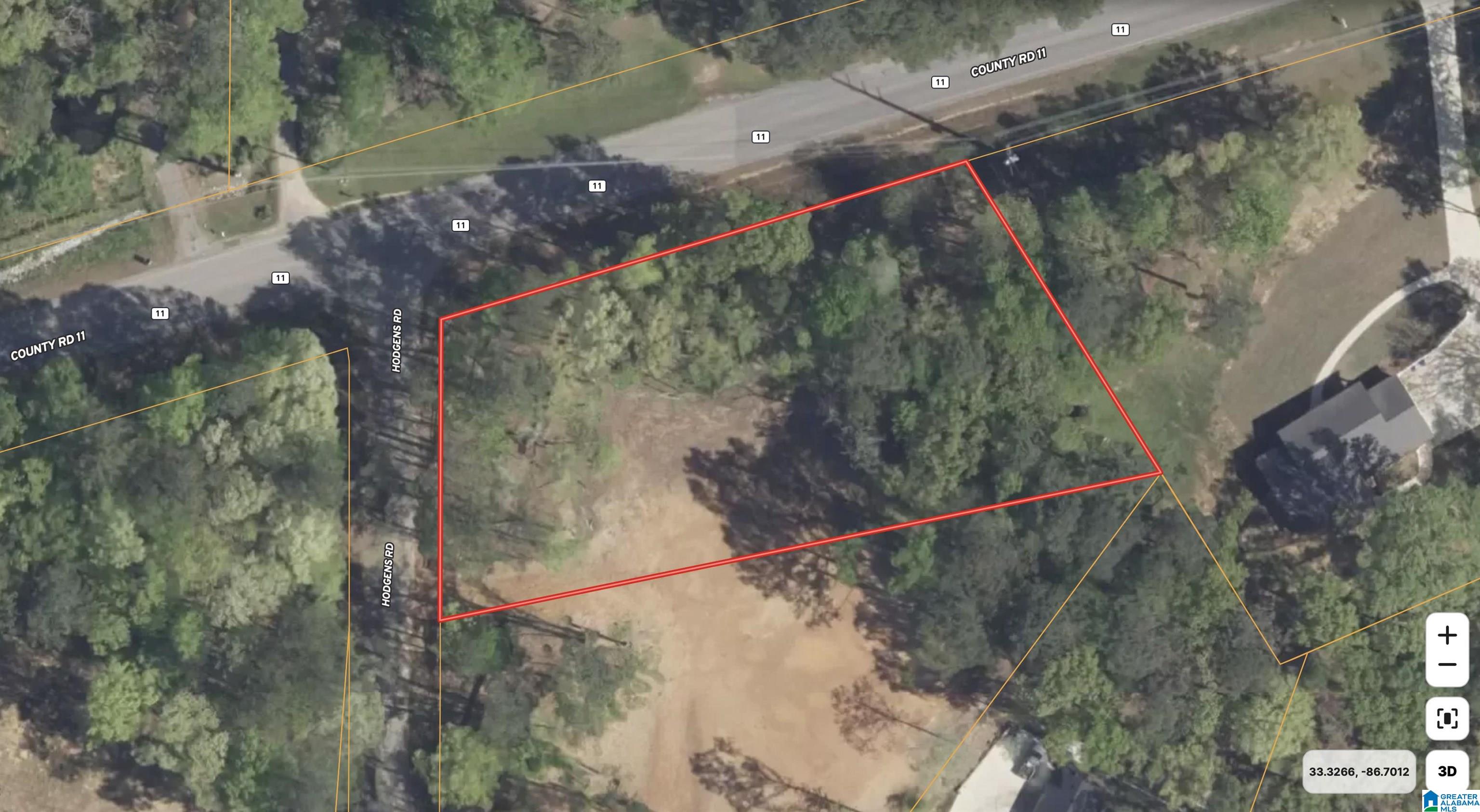 Photo 1 of Land for sale at 25 Hodgens Rd, Chelsea, AL 35043 | MLS# 21465100 | Listing updated on 2026-09-16