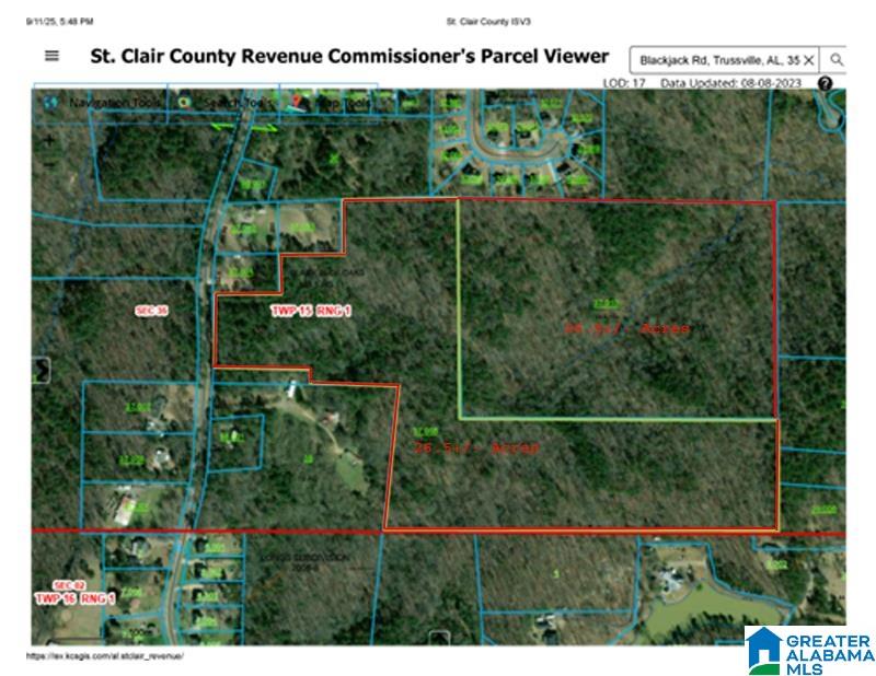 Photo 1 of Land for sale at 0 Blackjack Rd, Trussville, AL 35173 | MLS# 21465500 | Listing updated on 2026-09-19
