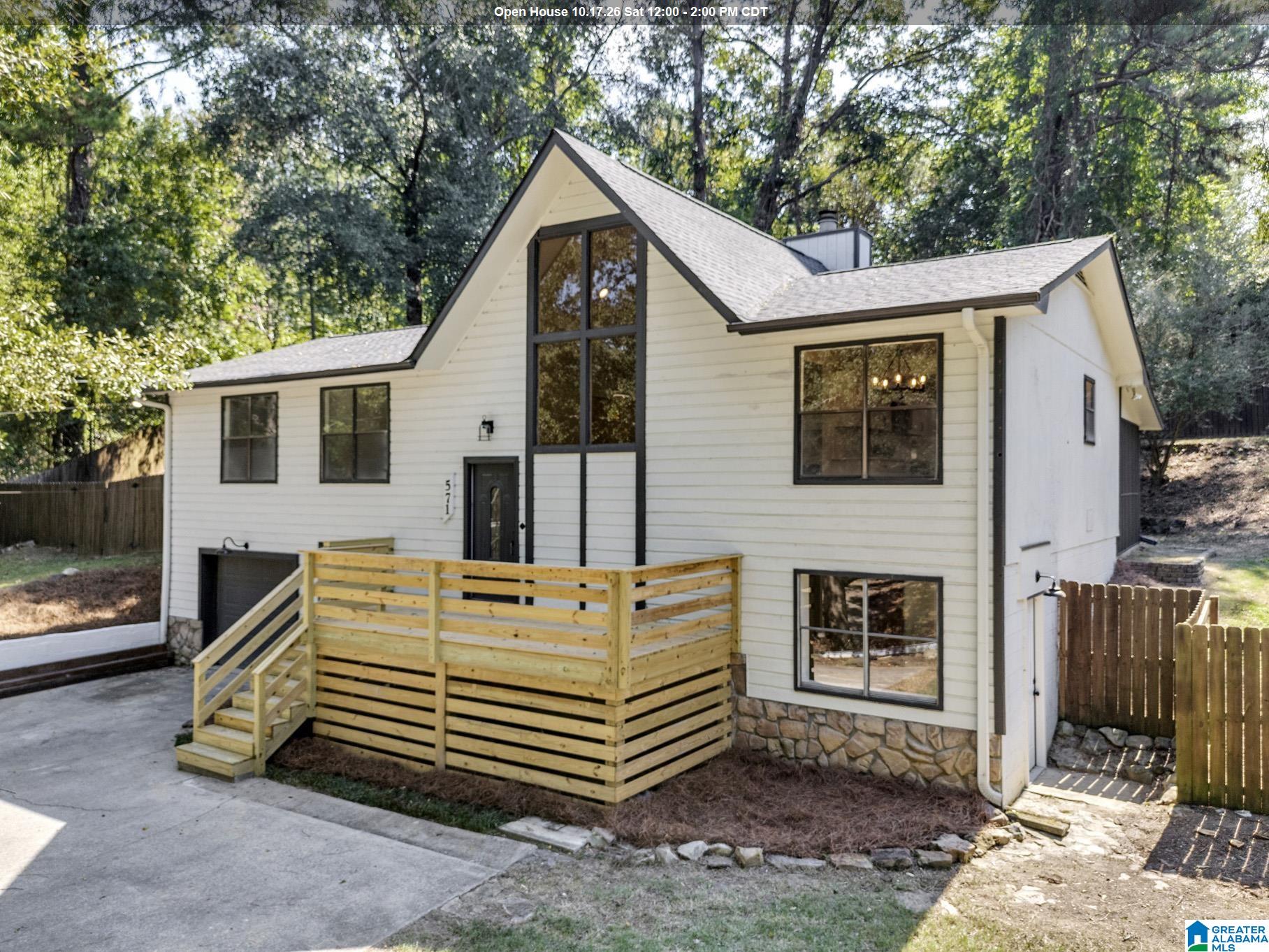 An incredible opportunity to own in Trussville City Schools! This fully renovated 4 bedroom, 2 bath home offers space, style, and peace of mind with modern updates inside and out. Step inside to an open, light-filled living area featuring vaulted ceilings, sleek horizontal iron railings, and a statement floor-to-ceiling painted stone fireplace. The brand-new kitchen is ready for family dinners and entertaining, equipped with crisp brand new white cabinetry, stainless appliances, and an easy flow straight into the dining area. Both full bathrooms have been completely remodeled with stylish fixtures and finishes. With fresh interior and exterior paint, recessed lighting, and four full bedrooms providing flexible room for guests, hobbies, or a home office, you can move right in and start enjoying the Trussville lifestyle. Schedule your showing today! Minutes to entertainment district, shopping and schools! NEW HVAC & Furnace. NEW water heater. NEW kitchen cabinets, countertops and appl.