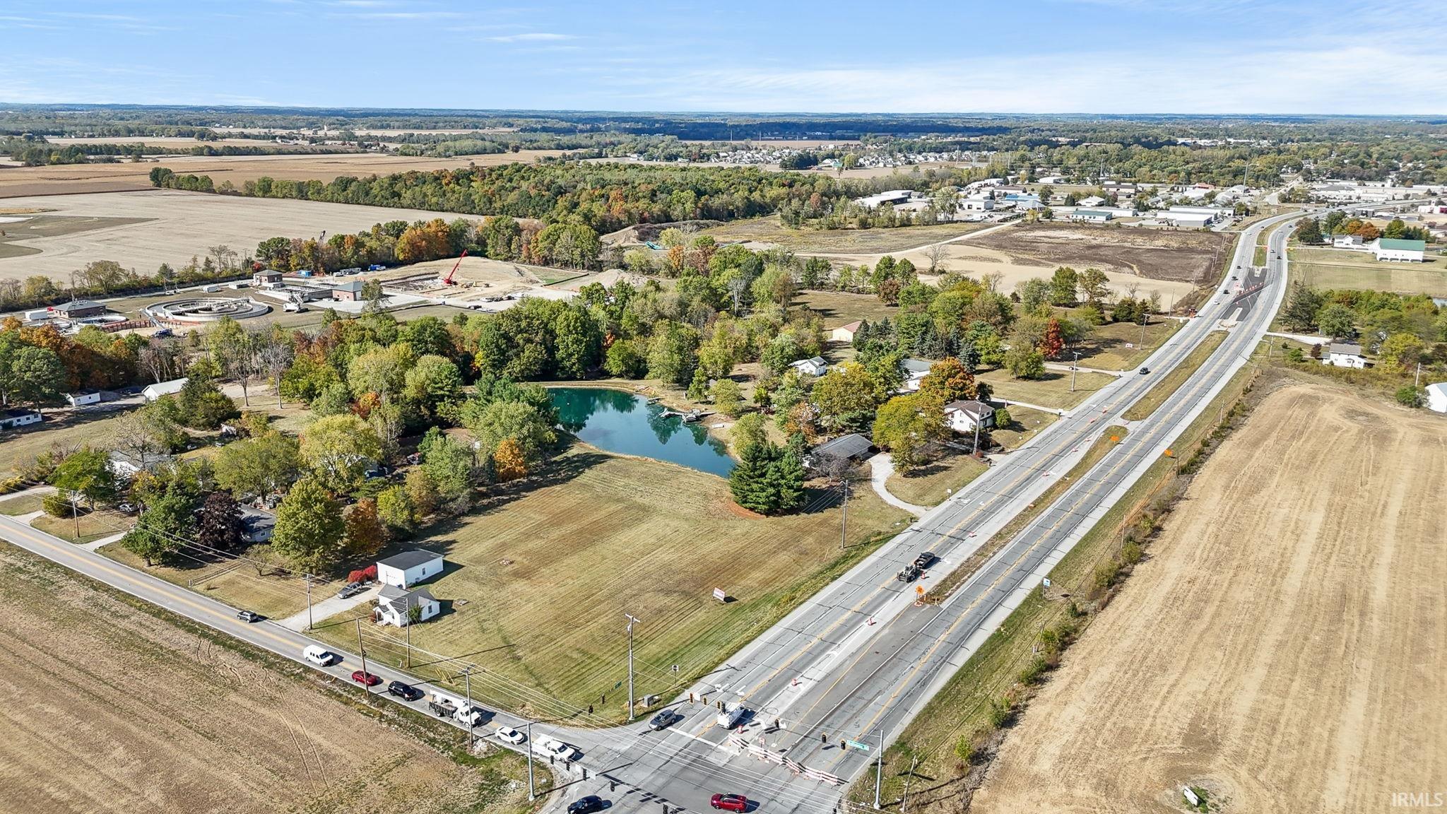 View of rural area featuring a large body of water