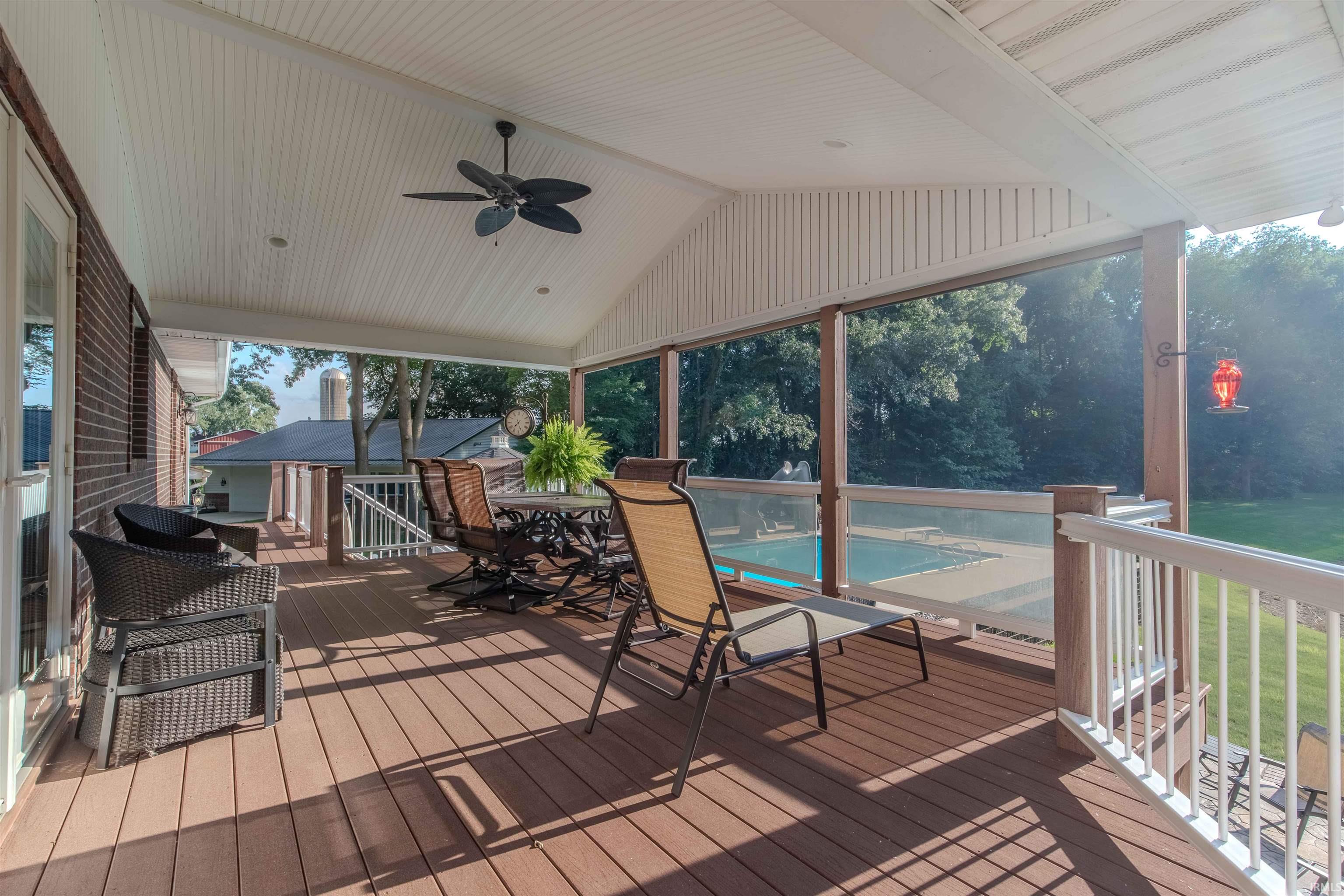 Patio Area, full deck covers most of the entire back of the home.