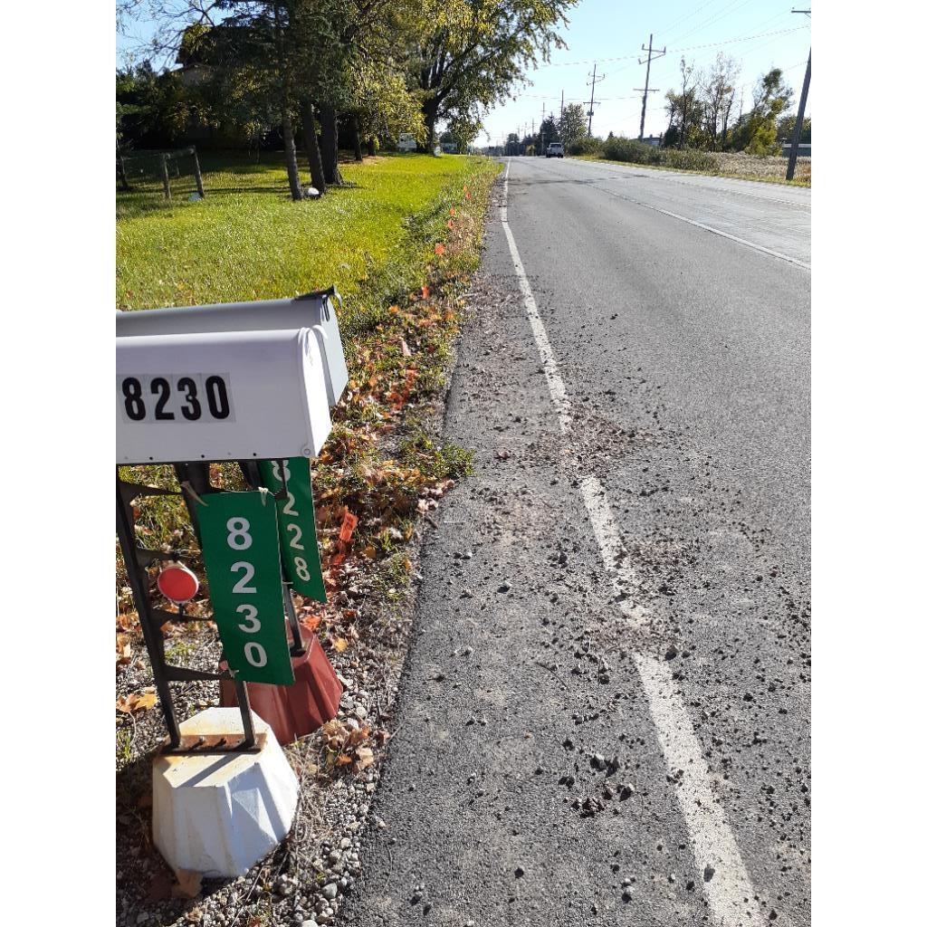 View of asphalt street