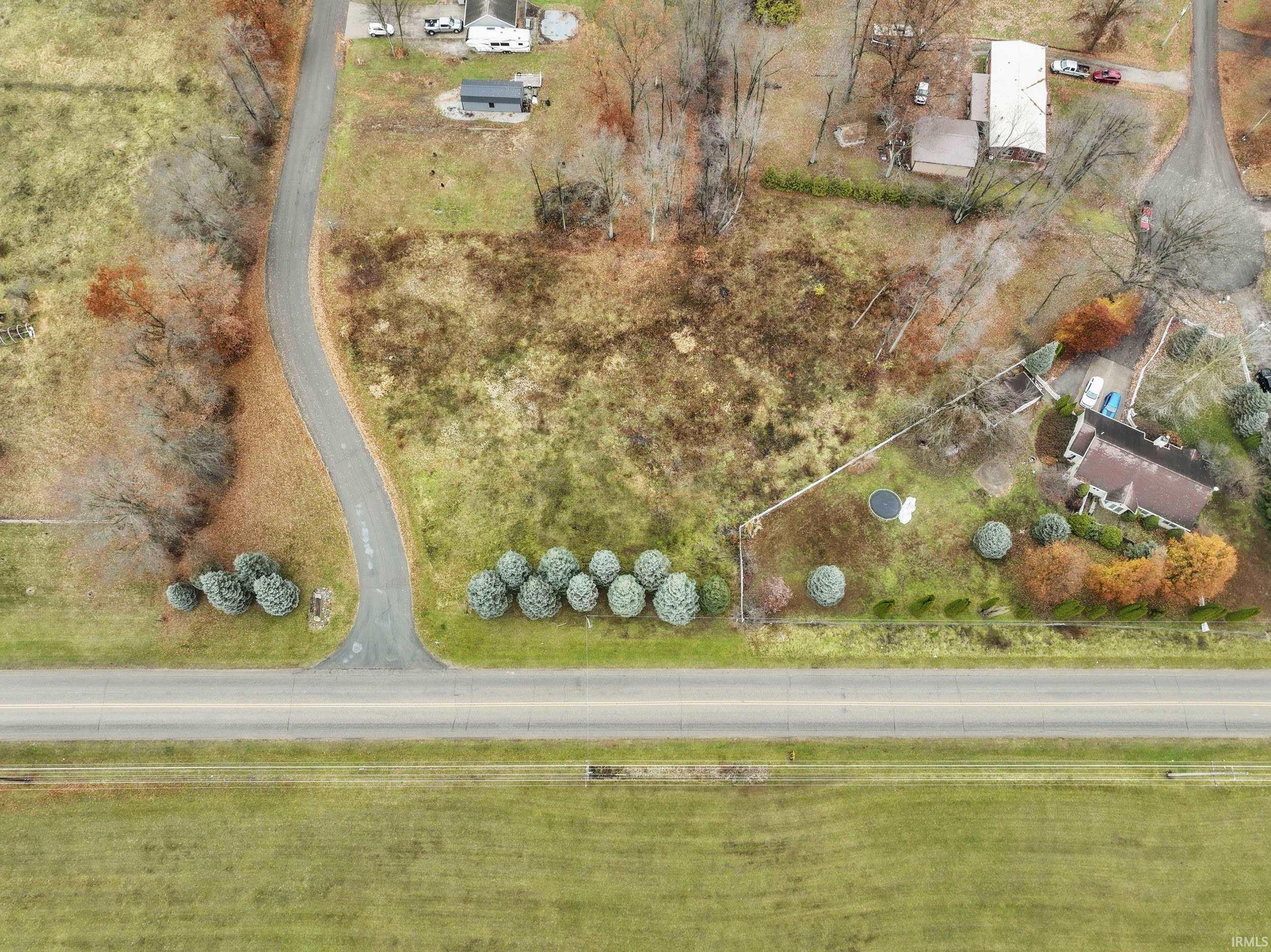 Aerial view of property and surrounding area