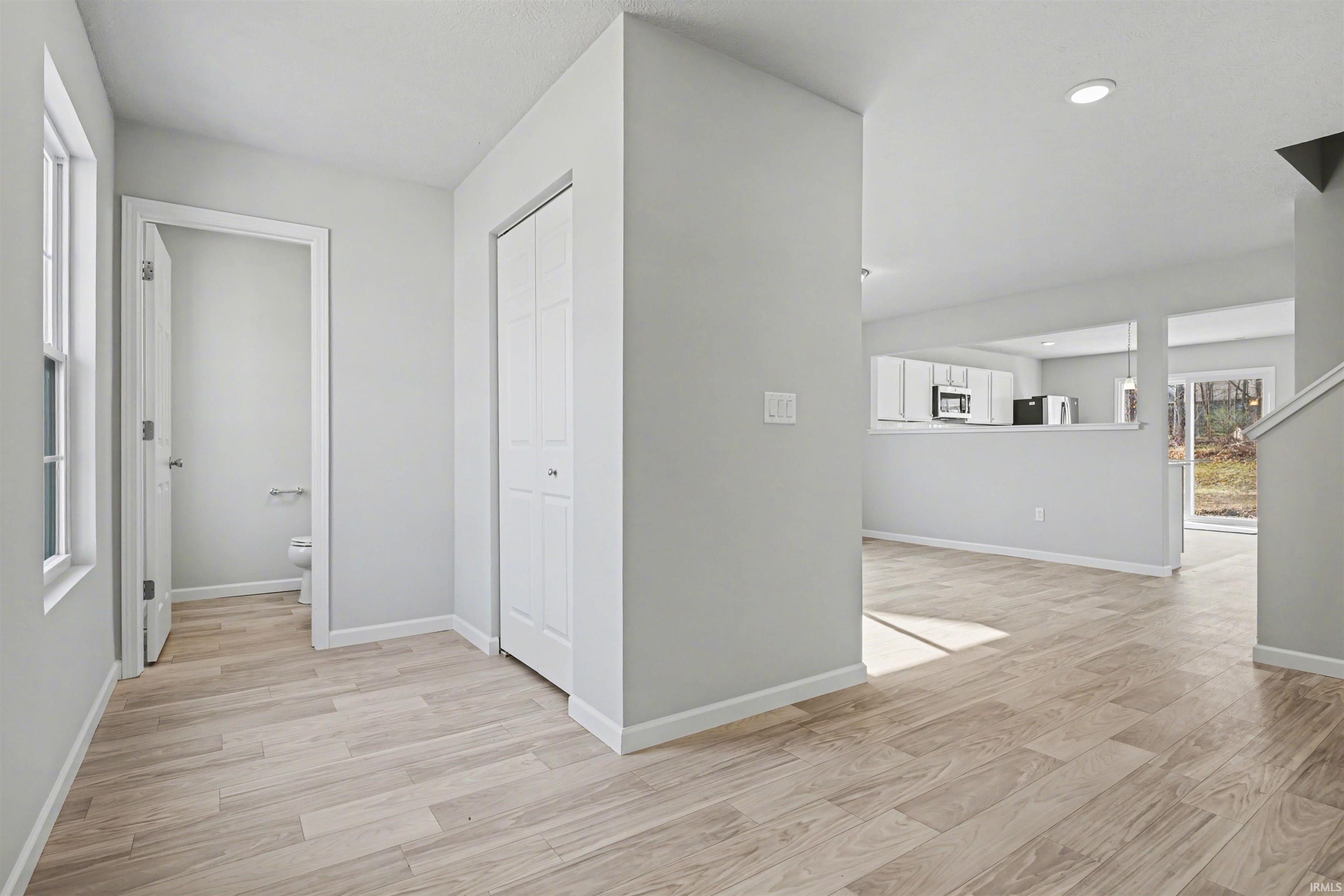 This traditional 2 story home included 4 bedrooms upstairs plus a den with French doors on the first floor.