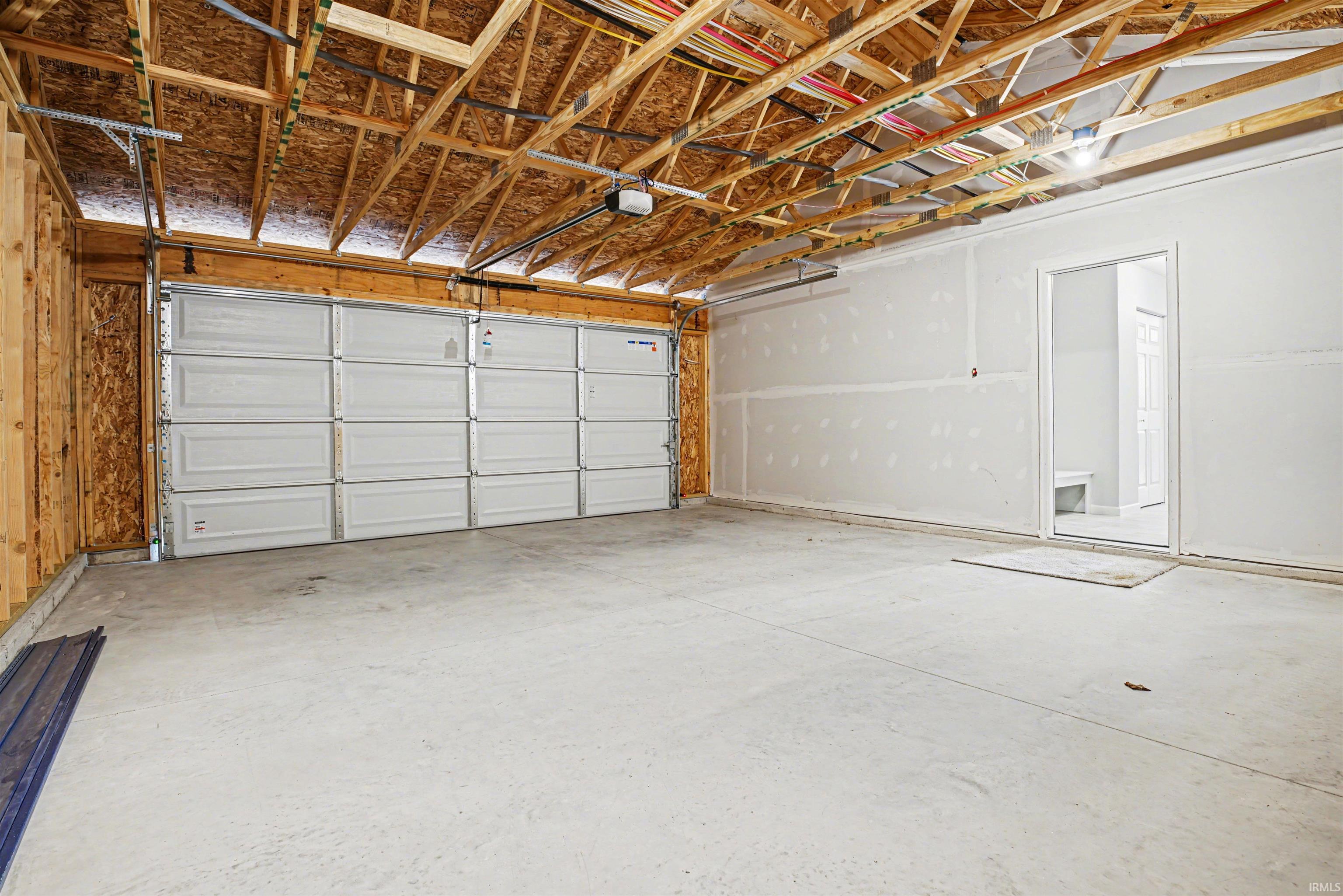 2 stall attached garage