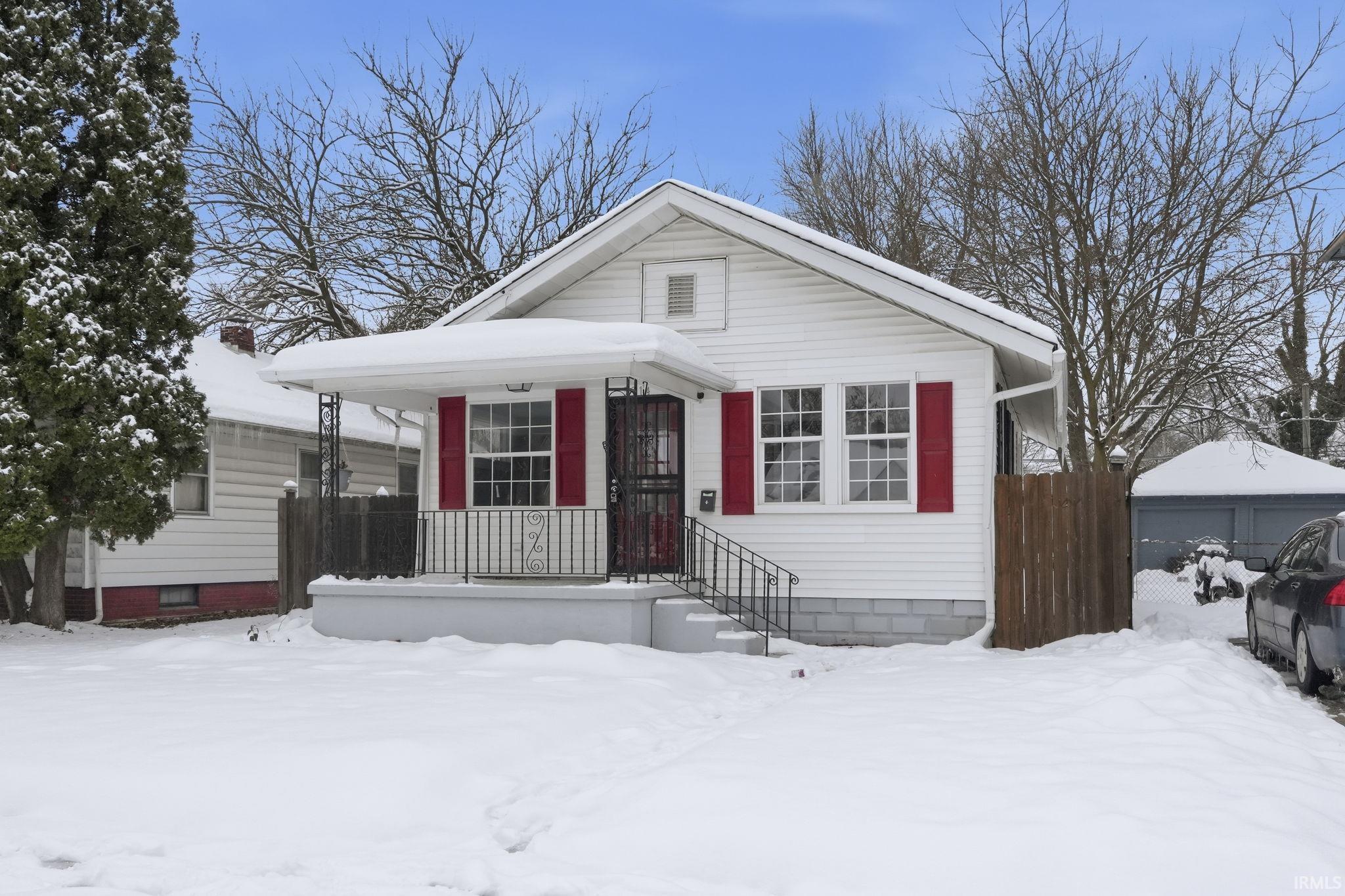 Bungalow with covered porch