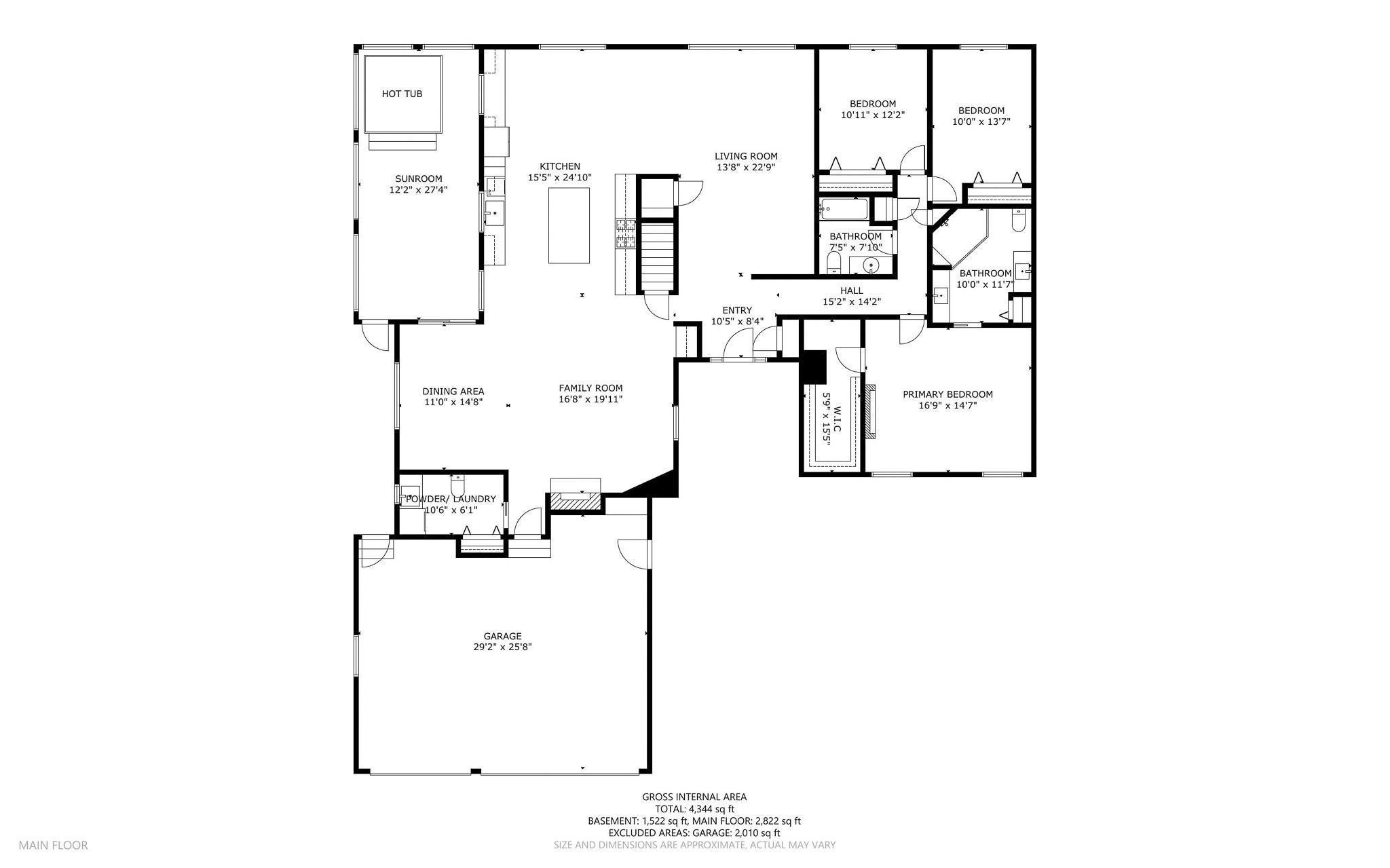 View of floor plan / room layout